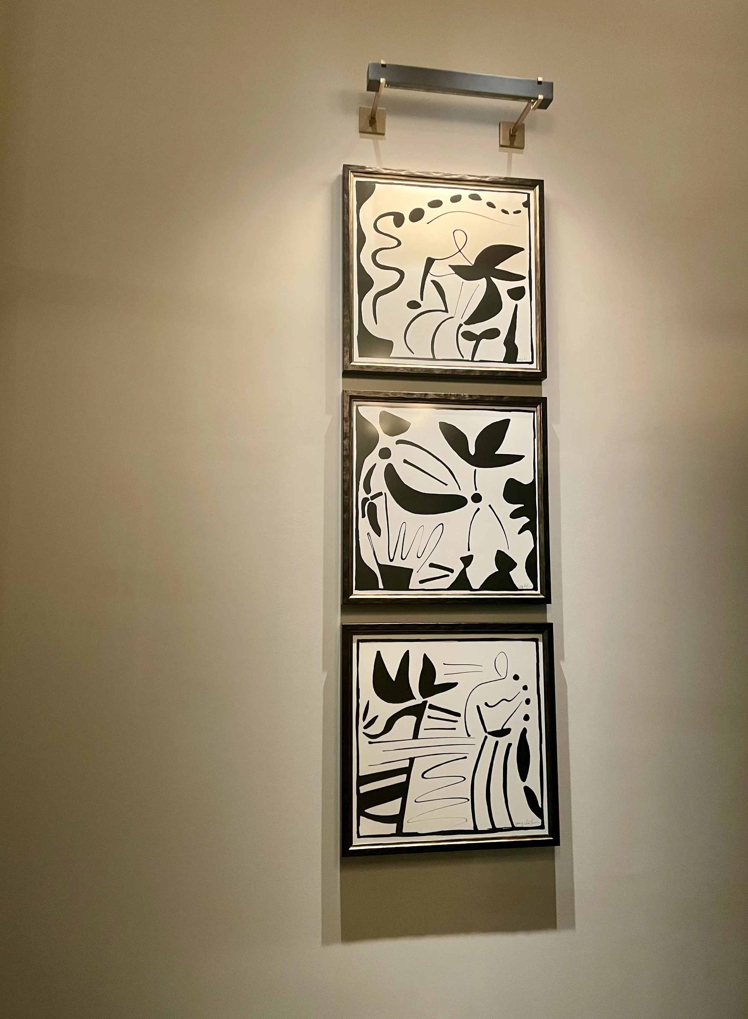 "Thompson Hotel Scenes", 24 x 24 inches, ink on heavy weight paper, 2022. SOLD