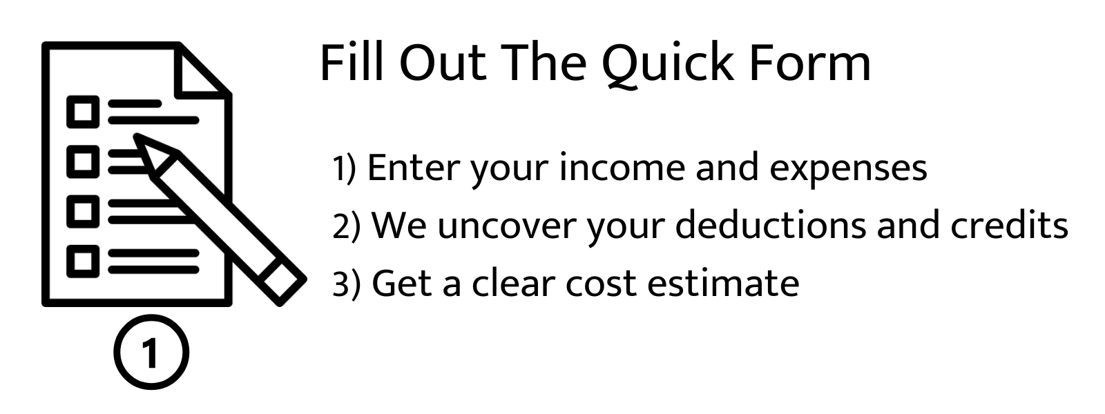 Checklist icon showing a quick form needed to start online tax filing Canada.