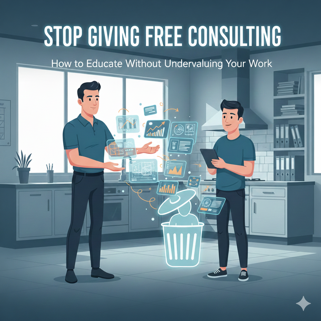Stop Giving Free Consulting: How to Educate Without Undervaluing Your Work