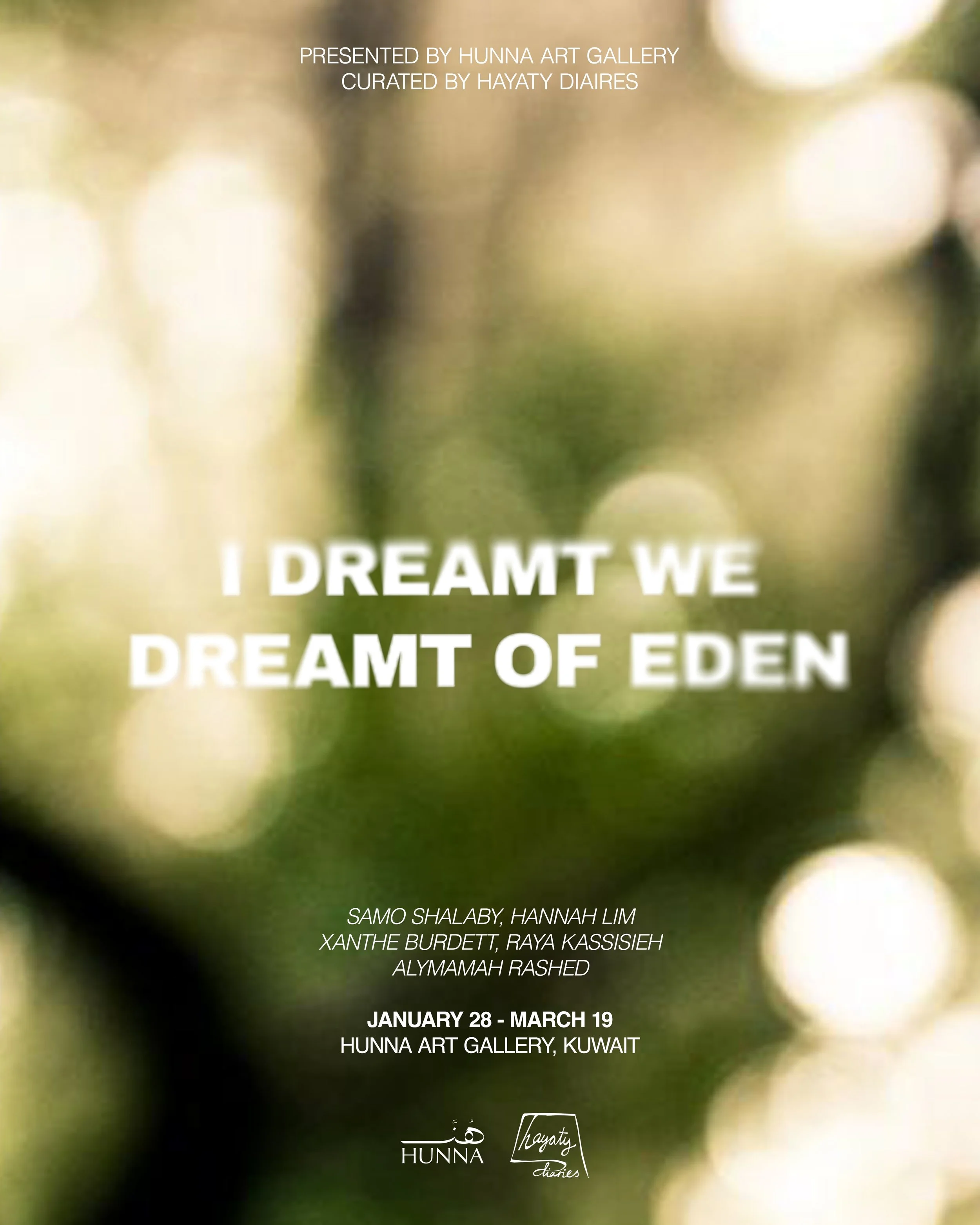 I Dreamt We Dreamt of Eden, 2026