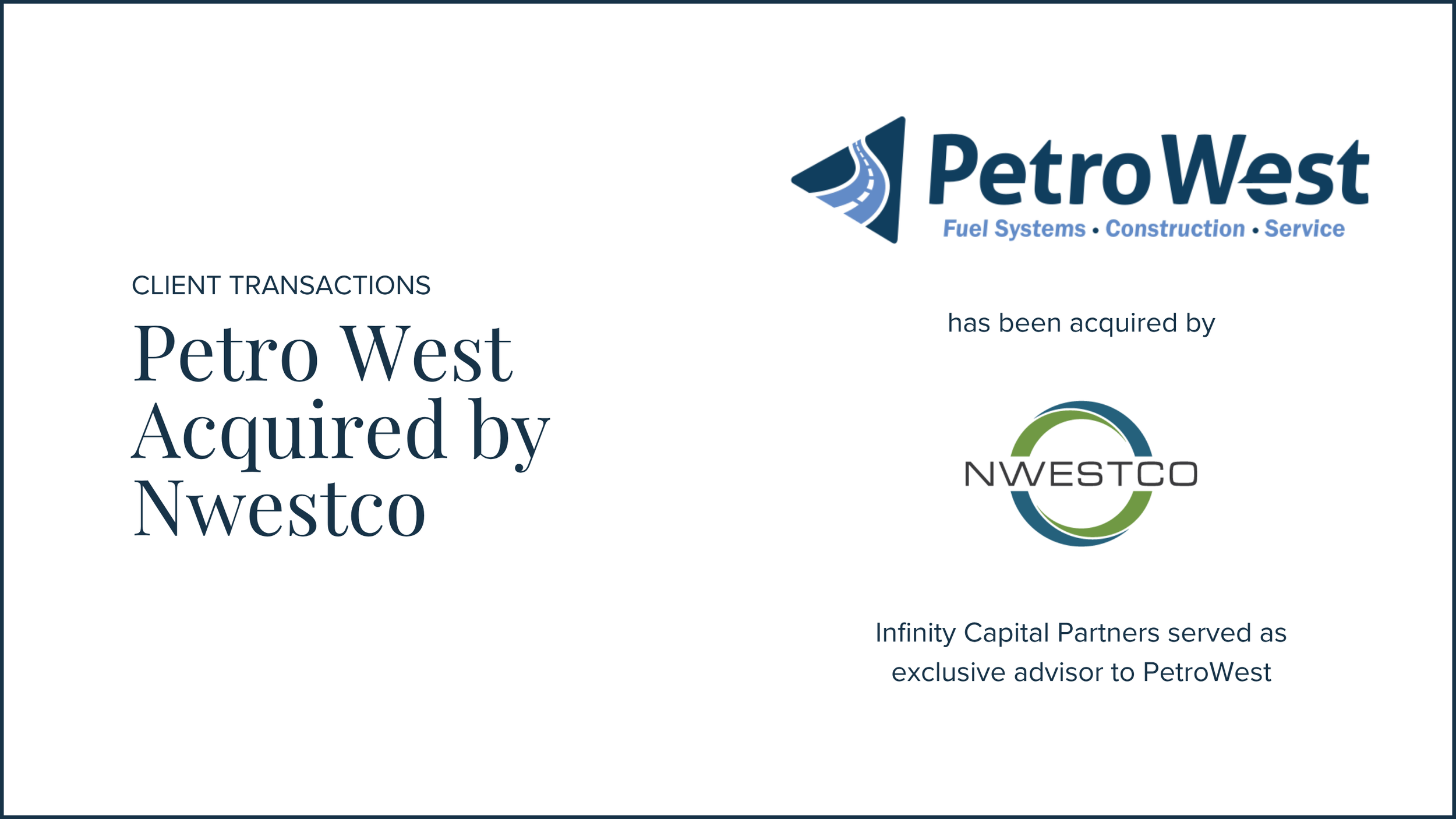 Petro West Acquired by Nwestco