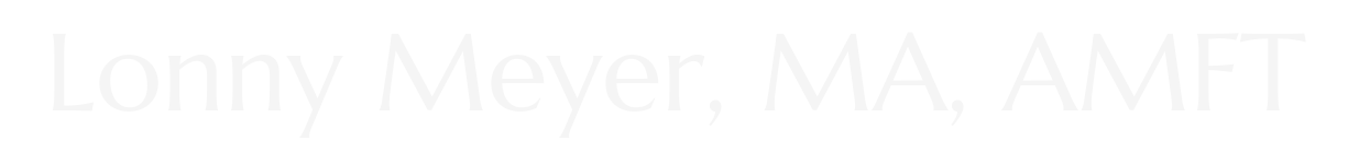 Lonny Meyer, MA, AMFT - Psychotherapy Psychotherapist Therapist in San Francisco, Oakland, Marin Bay Area California Coach coaching