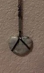 Heart stone necklace