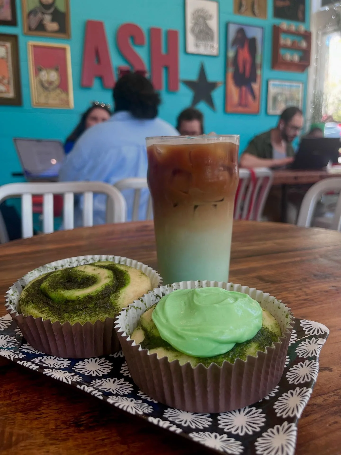 Panda Cinnamon Roll w/ Pandan Icing 
&amp;
Calamansi Cake 
by @manalosbakery

ASH Pandan Latte
w/ house made Pandan syrup 
*available while supplies last
