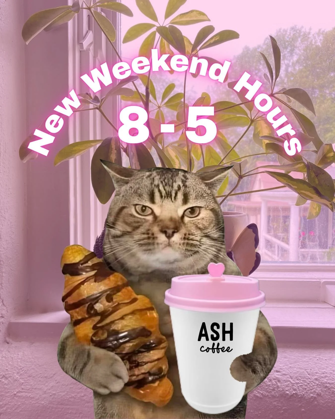 Our Saturday &amp; Sunday hours are now  8-5🌸