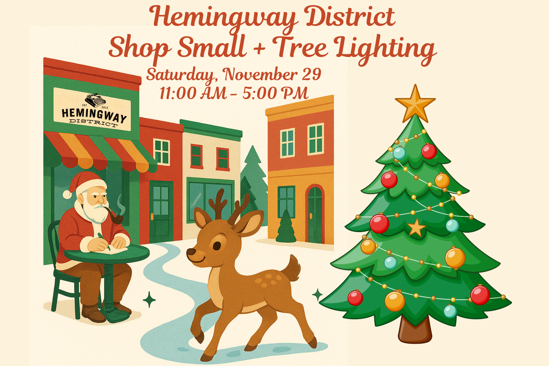 Shop Small + Tree Lighting