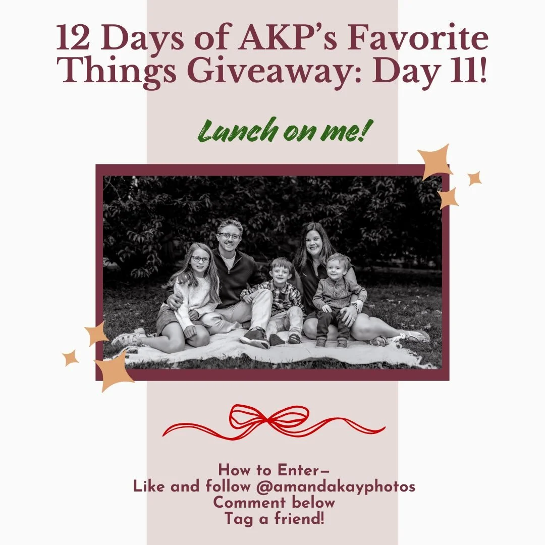 Day 11 of my 12 days of AKP&rsquo;s FAVORITE THINGS GIVEAWAY. 🤗  As you run around and finish shopping, prep for hosting, or even lock yourself in your room to wrap, let lunch be on me! I&rsquo;m sending someone a gift card to their favorite quick l