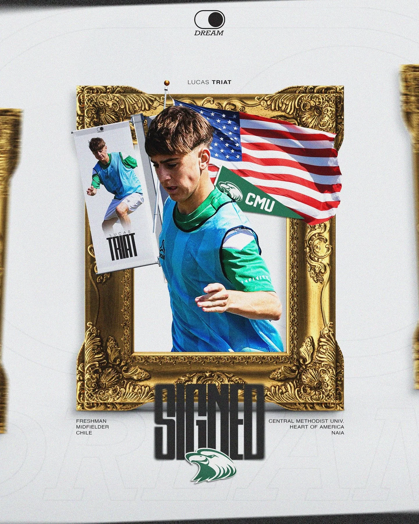 Lucas Triat to Central Methodist University. ✍️ 🇨🇱 

Congratulations to our player, @lucasgarciav_ , for continuing his career at the Heart of America and NAIA top program and school, Central Methodist University. 🦅 

We planned, he played, and to