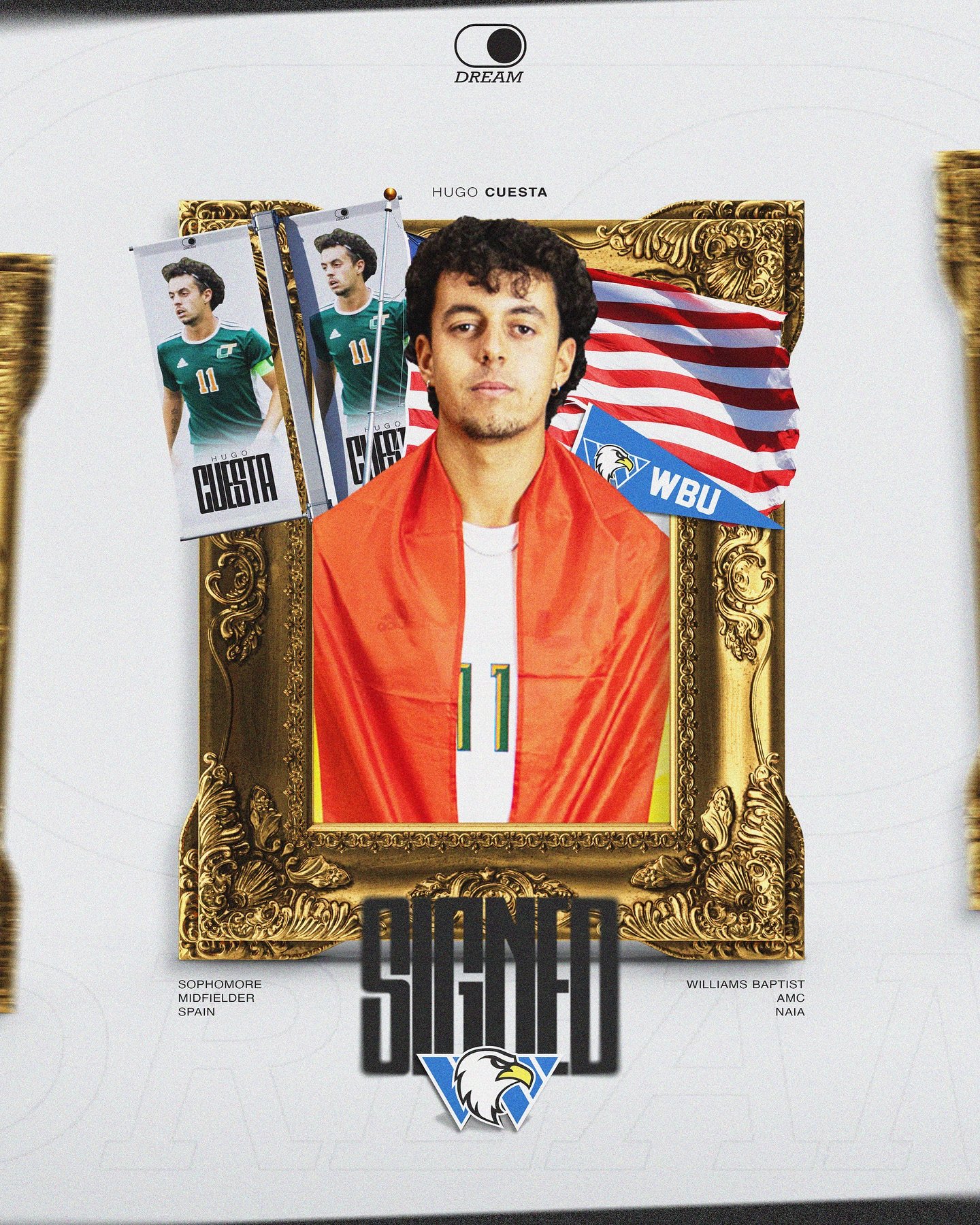 Hugo Cuesta to WBU. ✍️ 🇪🇸 

Congratulations to our player, @_hcuecar_ , for continuing his career at the AMC and NAIA school Williams Baptist University.

We planned, he played, and together we achieved. We&rsquo;re very proud of you. Can&rsquo;t w