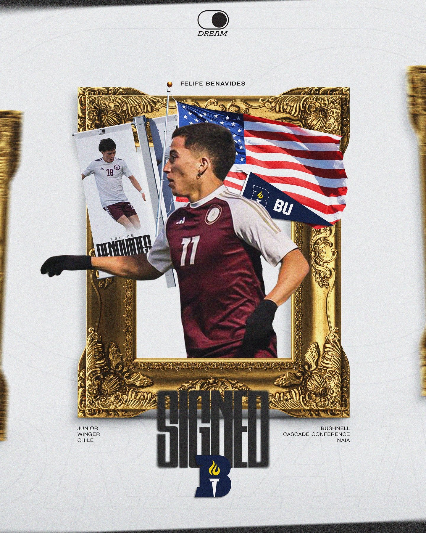 Signed dream ✍️ 🇨🇱

Queremos felicitar a Felipe Benavides por haber firmado con Bushnell University y embarcar un nuevo camino en el estado de Oreg&oacute;n. 👏

Estamos muy orgullosos de estar asesorando a Felipe. Nosotros creemos en ti y agradece