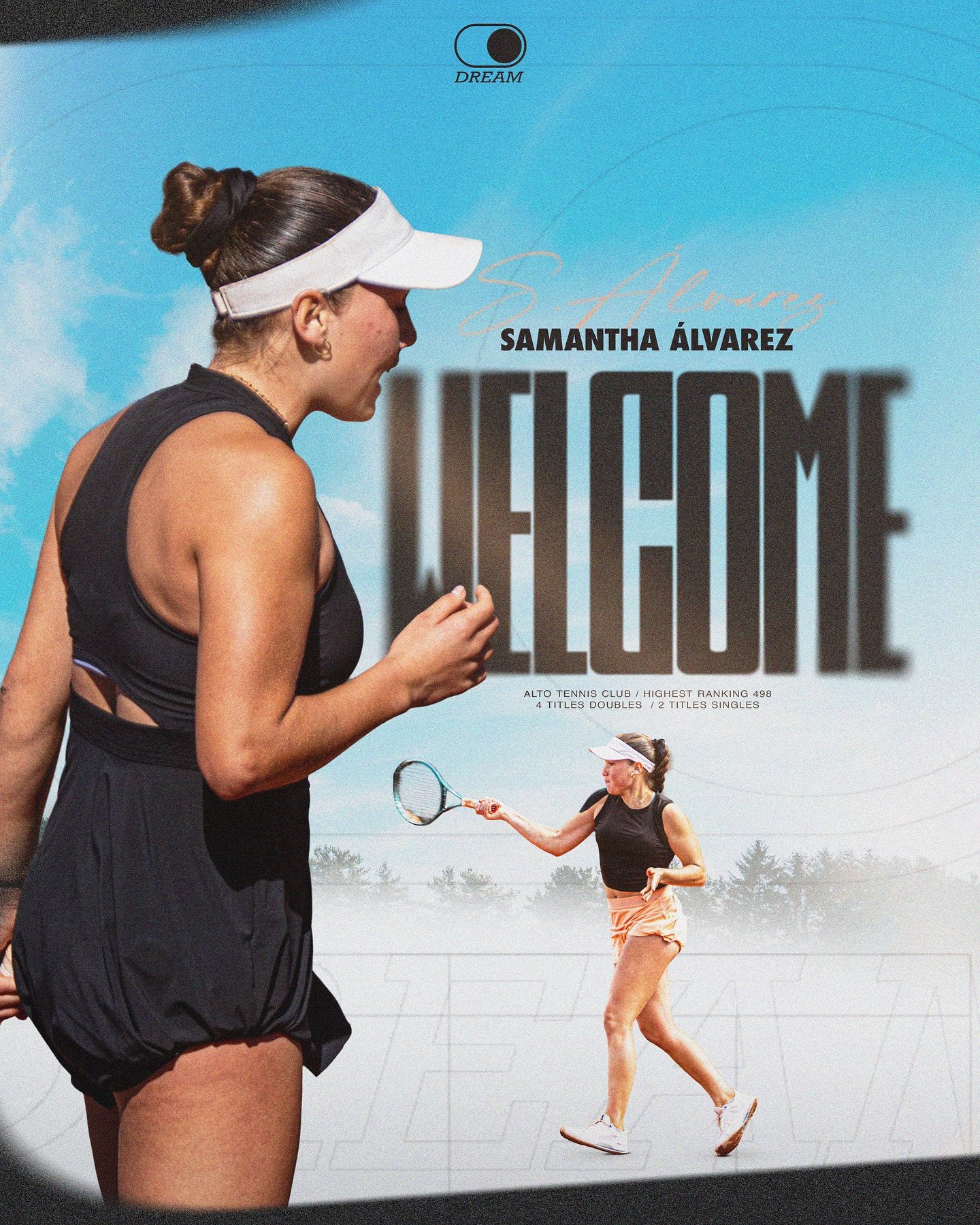 New player ✍️ 🇨🇱 

Nos complace darle la bienvenida a Samantha &Aacute;lvarez, tenista de nacionalidad Chilena. 🎾 Samantha pertenece al club @altotenis donde se prepara d&iacute;a a d&iacute;a para cumplir su sue&ntilde;o de combinar el deporte co