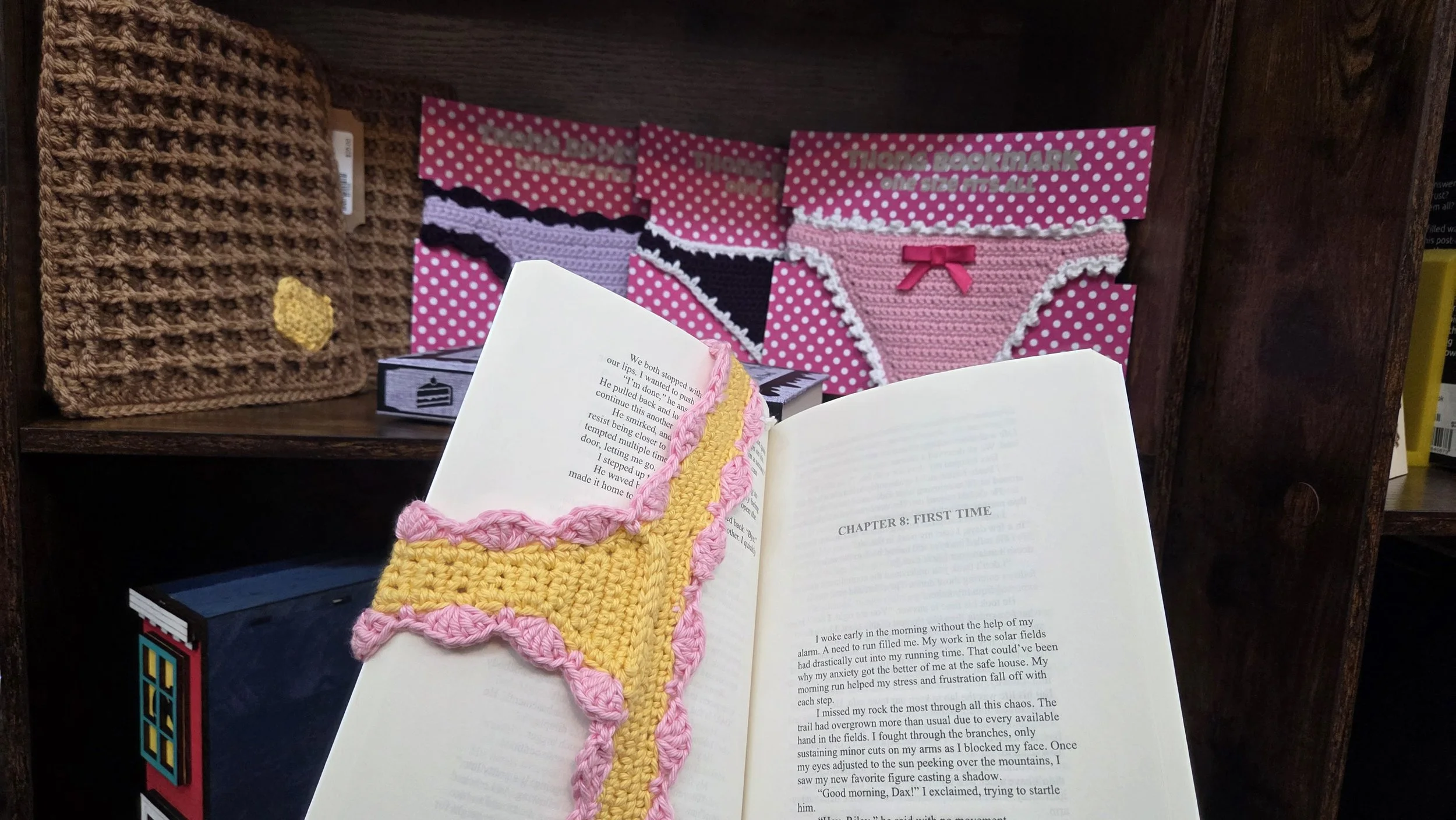 Crochet Thong Bookmark