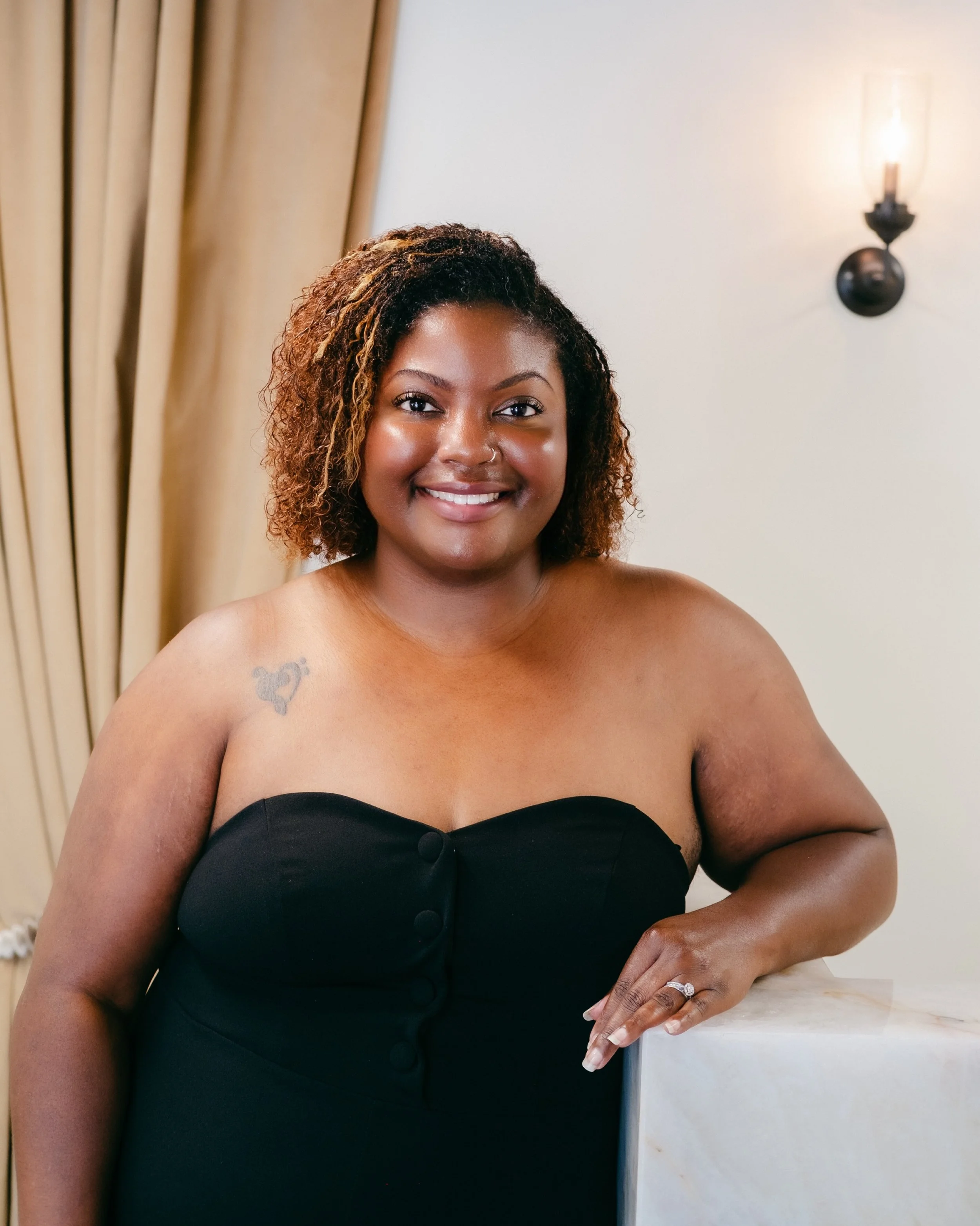 Rachel Grice, texture press and silk press specialist at opal salon in Tuscaloosa, AL