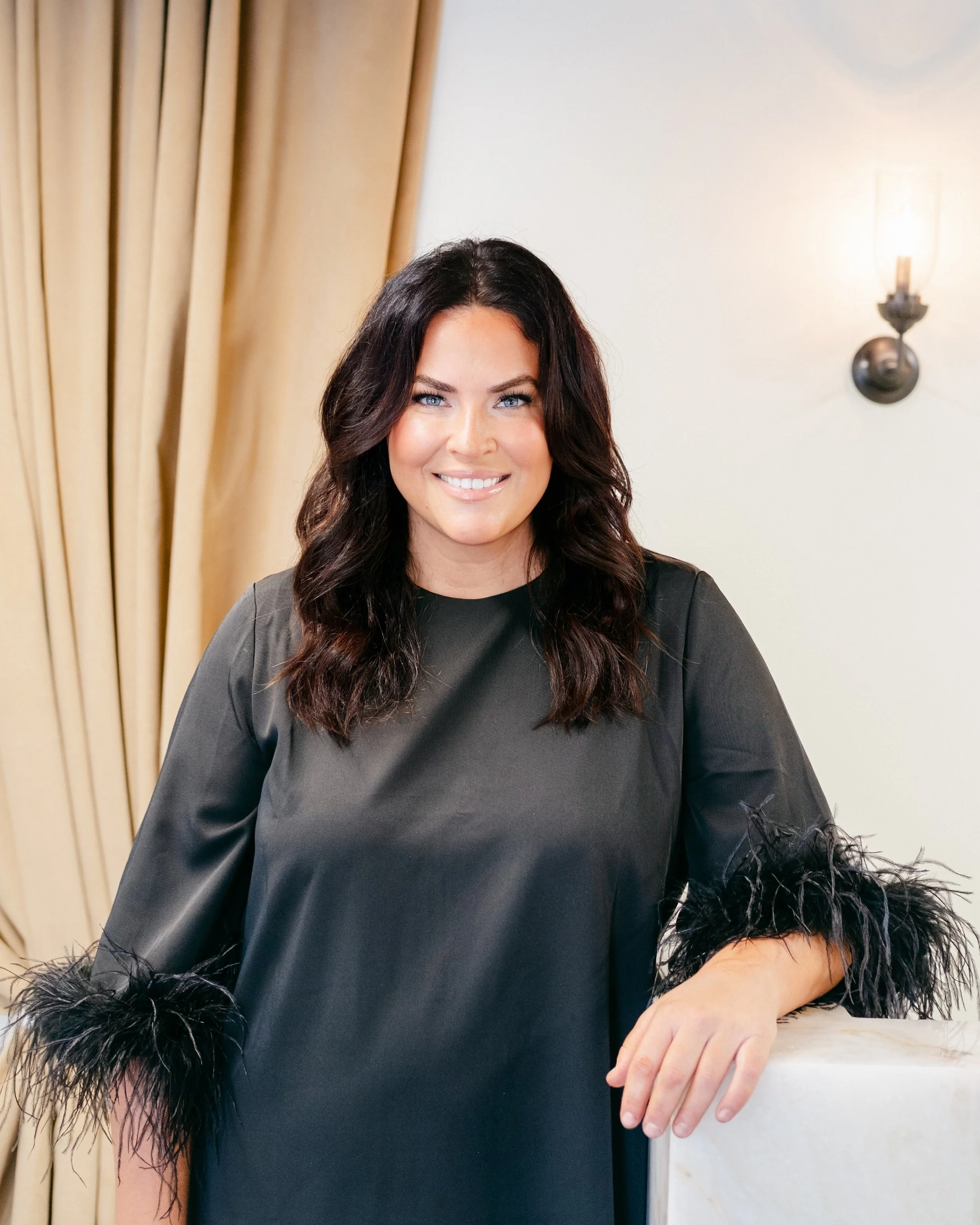 Lauren Blackwood, owner of Opal Salon and Tuscaloosa hairstylist specializing in luxury blonding, dimensional color and extensions.