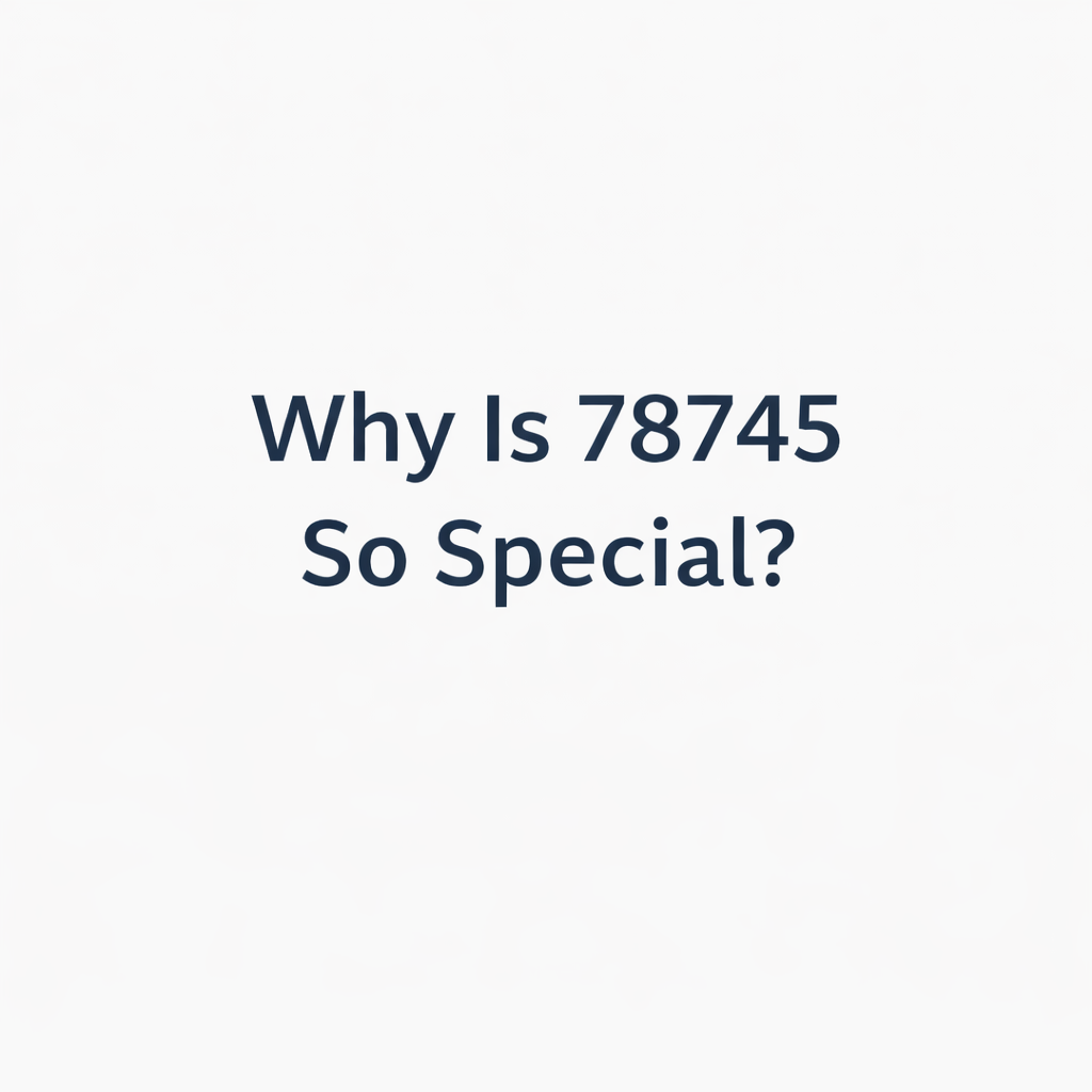 Why Is 78745 So Special?