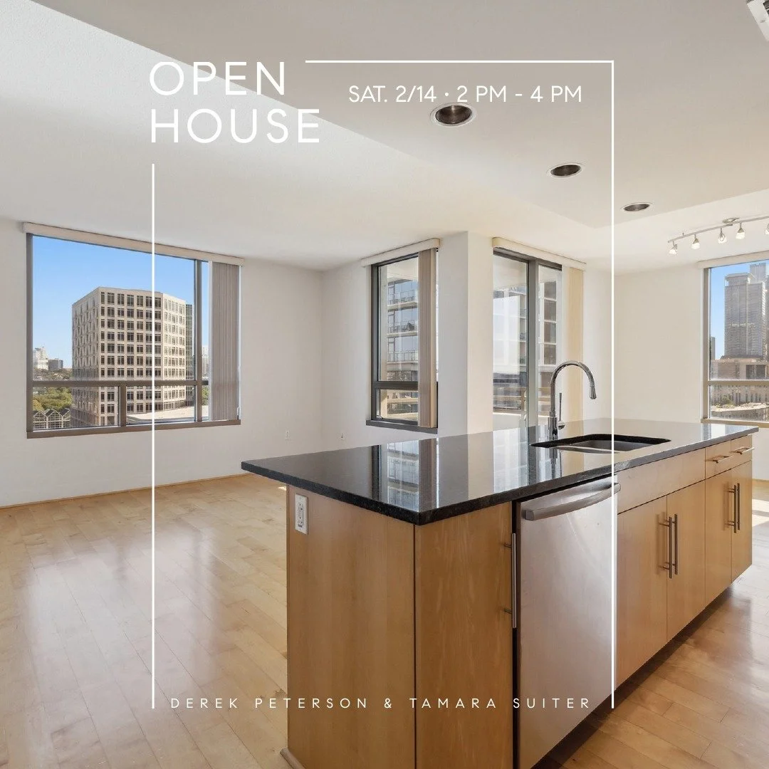 🏙️ OPEN HOUSE | ❤️ Saturday, Feb. 14th from 2 PM &ndash; 4 PM ❤️ | 300 Bowie Street, Unit 1101, Austin, TX 78703

2 bedrooms &bull; 2 bathrooms &bull; 1,038 square feet &bull; Offered at $640,000

Fall in love this Valentine&rsquo;s Day! 💖 This wel
