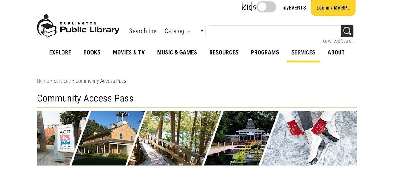 Burlington Public Library Offers Free Community Access Passes to Several Sites Across City