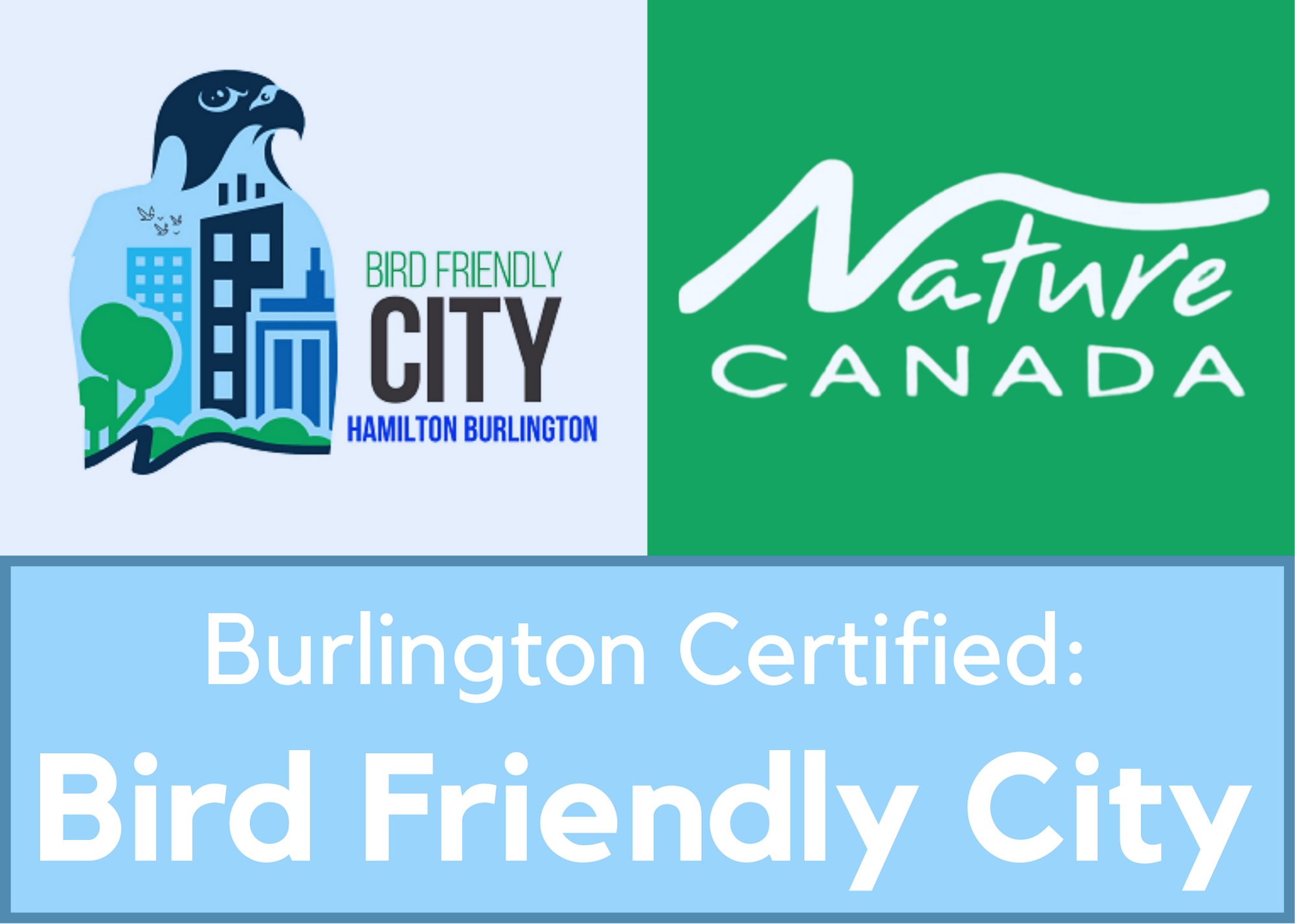 Burlington Successfully Renews Bird Friendly Certification Awarded by Nature Canada