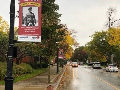 Royal Canadian Legion Burlington Branch 60 Accepting Applications for 2022 Honour Our Veterans Banner Program