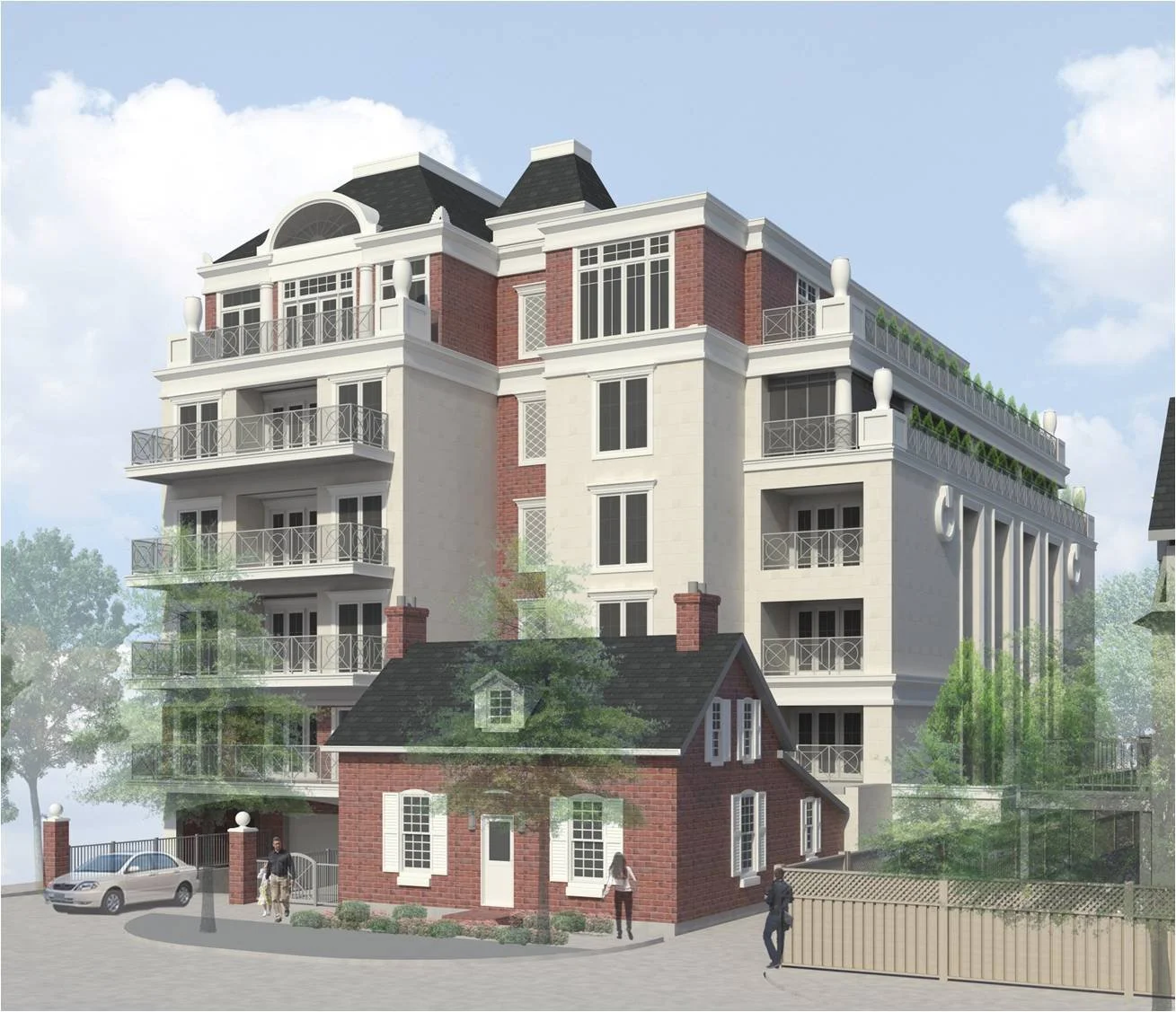 Staff recommend modified approval of  5-storey building at 2085 Pine