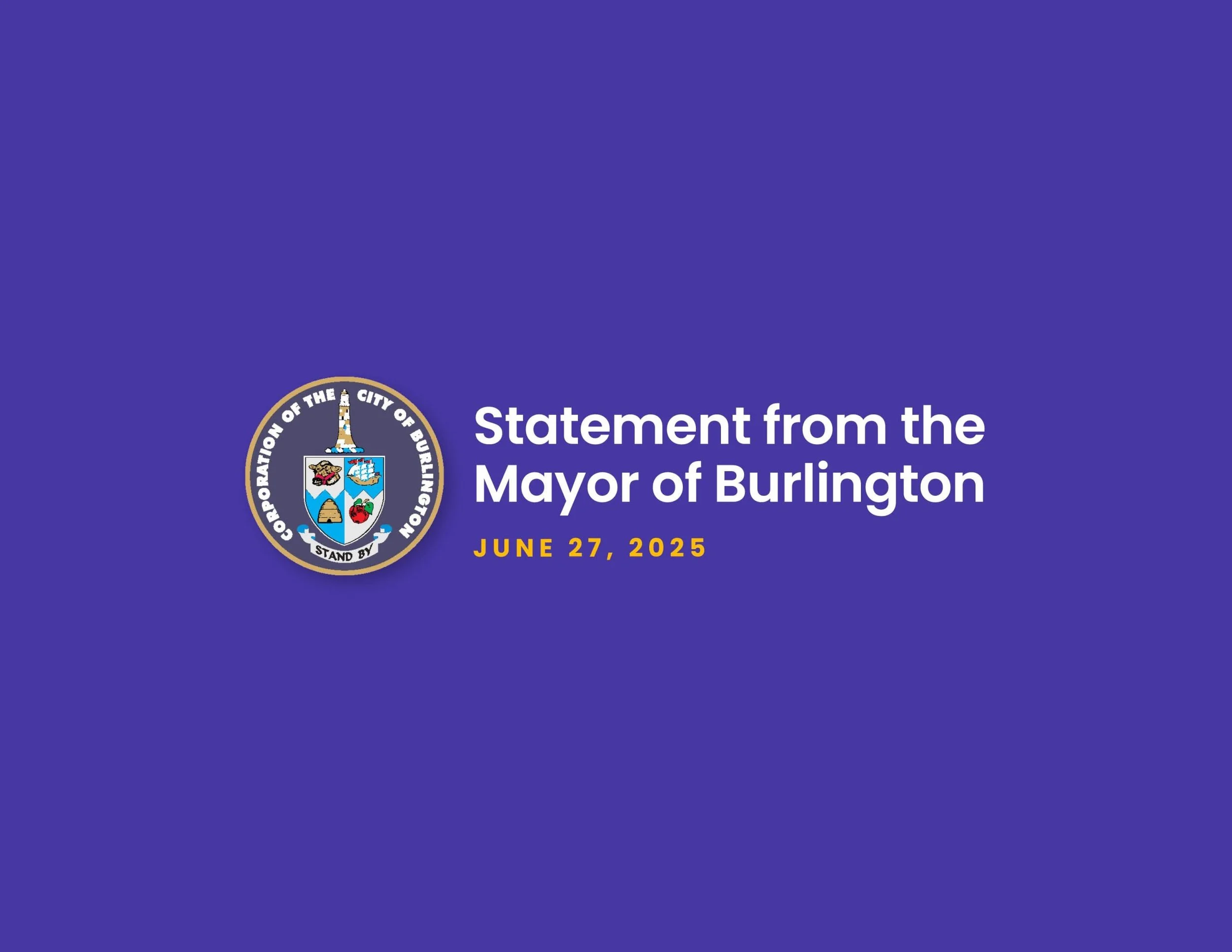 Statement from the Mayor on the Departure of the CAO