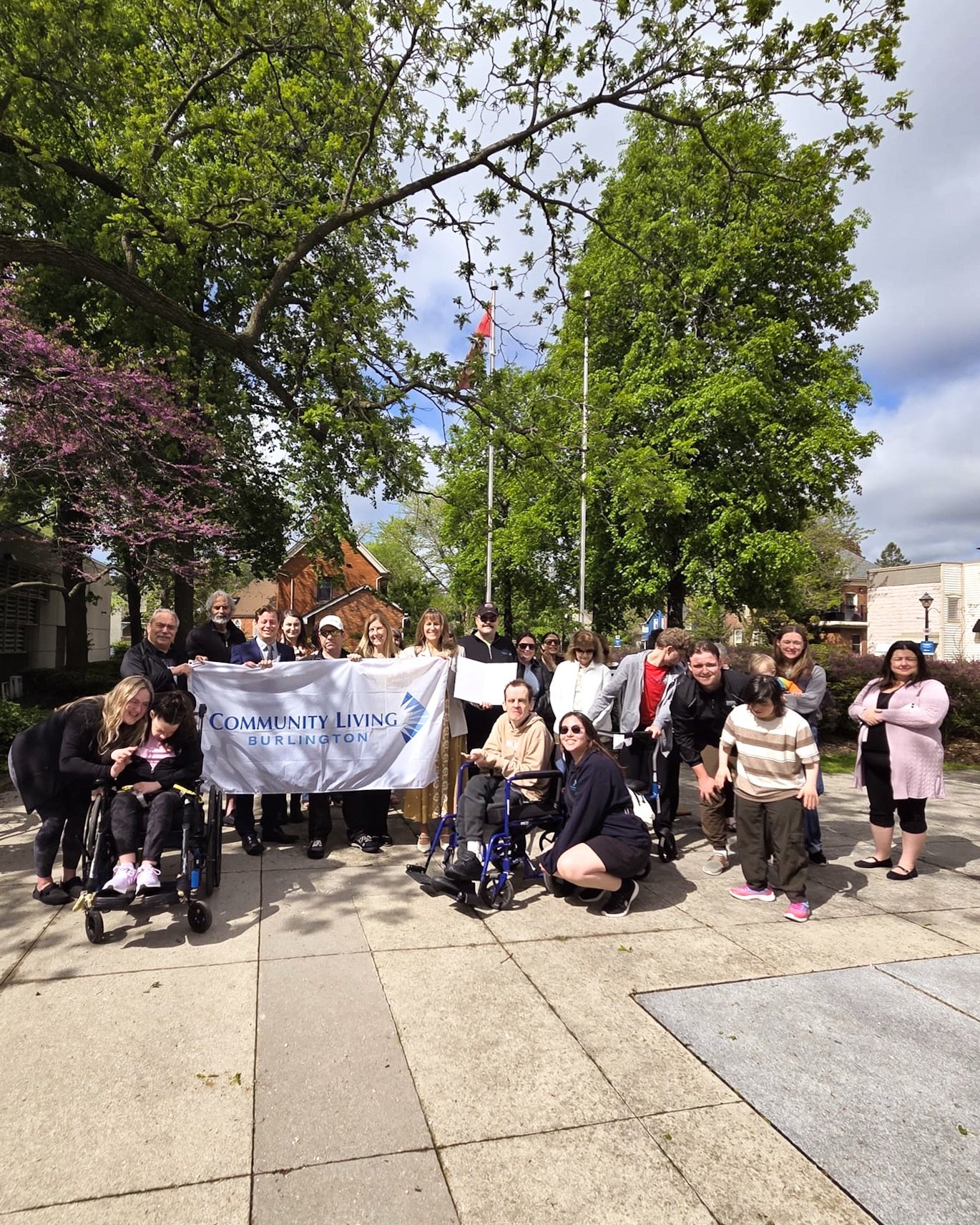 Today at City Hall, we proudly raised the flag and officially proclaimed May as Community Living Burlington Month in the City of Burlington.

For more than 70 years, @CLBurlington has been a leader in inclusion, advocacy, and support for individuals 