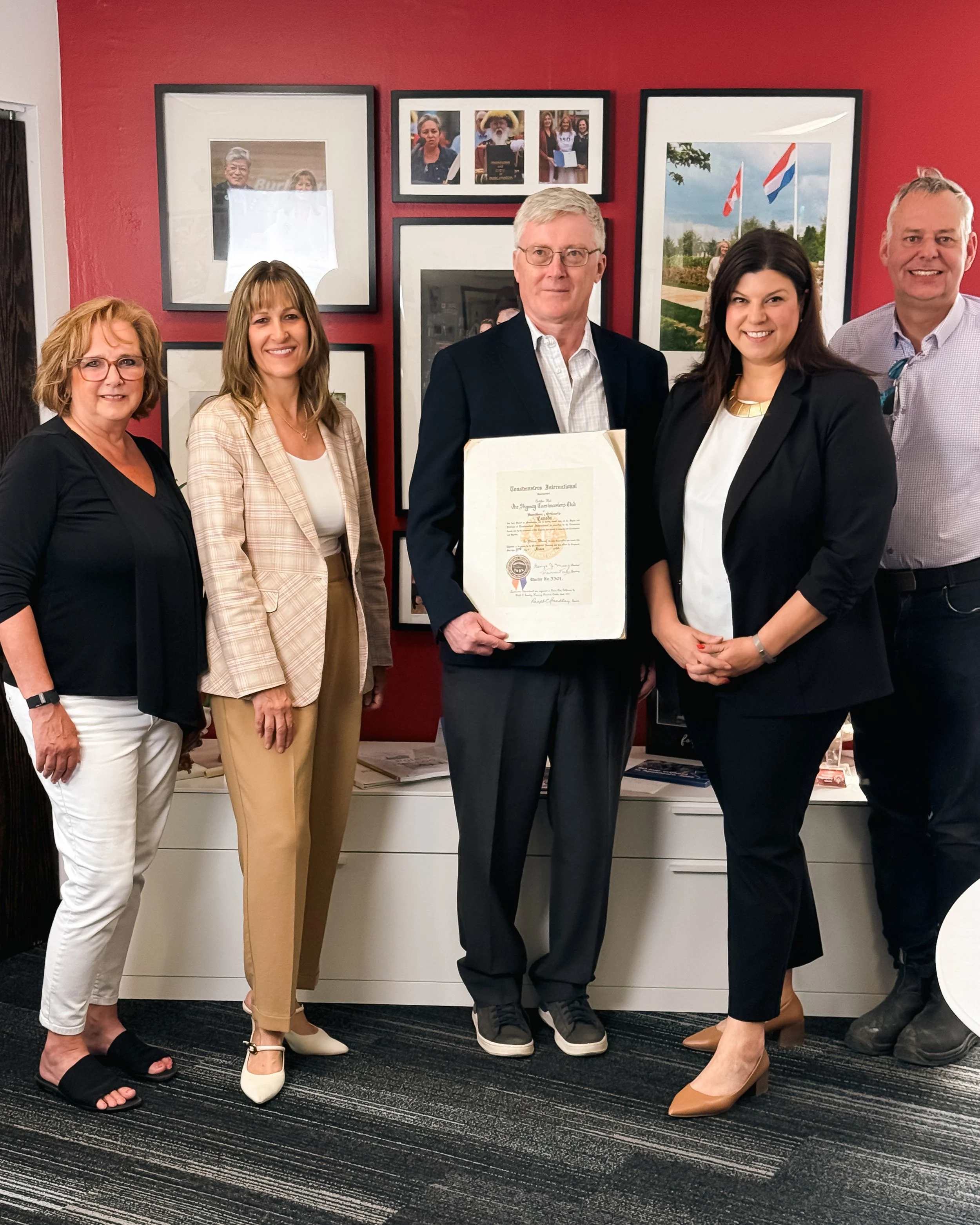 It was a pleasure to join the Burlington Skyway Toastmasters in marking their 65th anniversary!

For 65 years, since 1961, this remarkable organization has helped people build confidence, strengthen their communication and leadership skills, and find