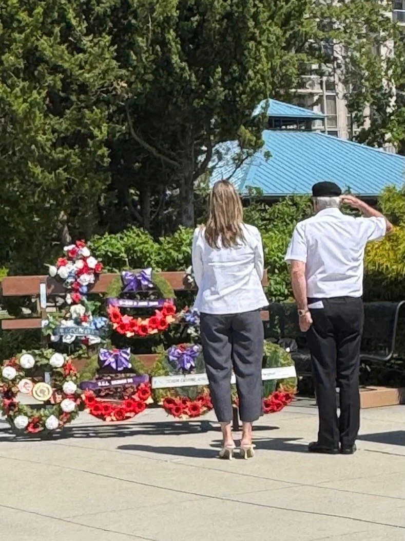We honoured and remembered those who fell and those who returned ever changed from the D-Day invasion on Juno Beach 82 years ago today, alongside a 101 year old veteran.

They fought so our country could be free

#wewillrememberthem