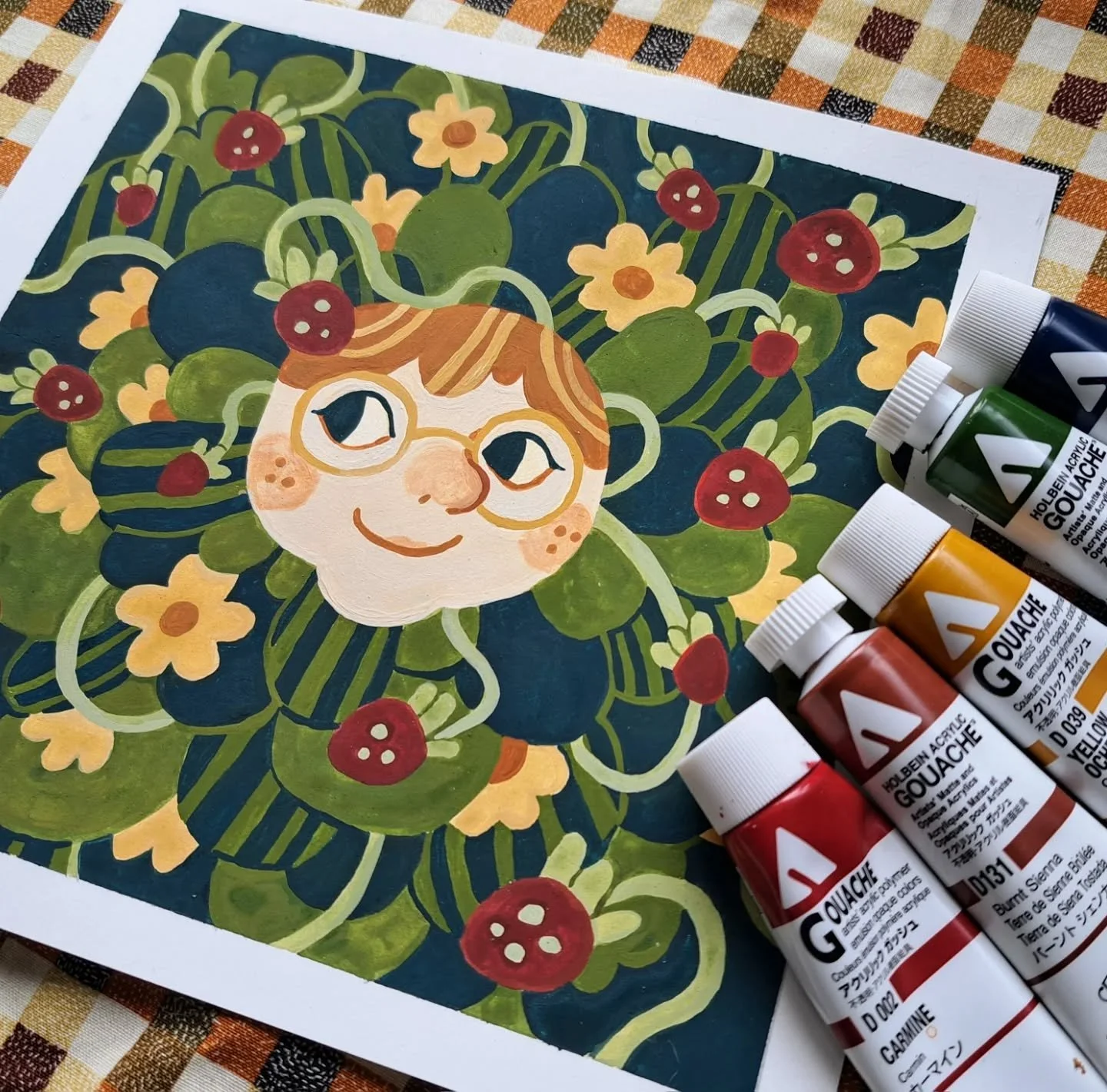 IM FINALLY PAINTING AGAIN!! spent all summer in burnout, setting up my work space my printer and scanner and computer and everything ugh but here I am ! putting that art degree to SOMETHING !! a profile picture lol because the last one was over a yea