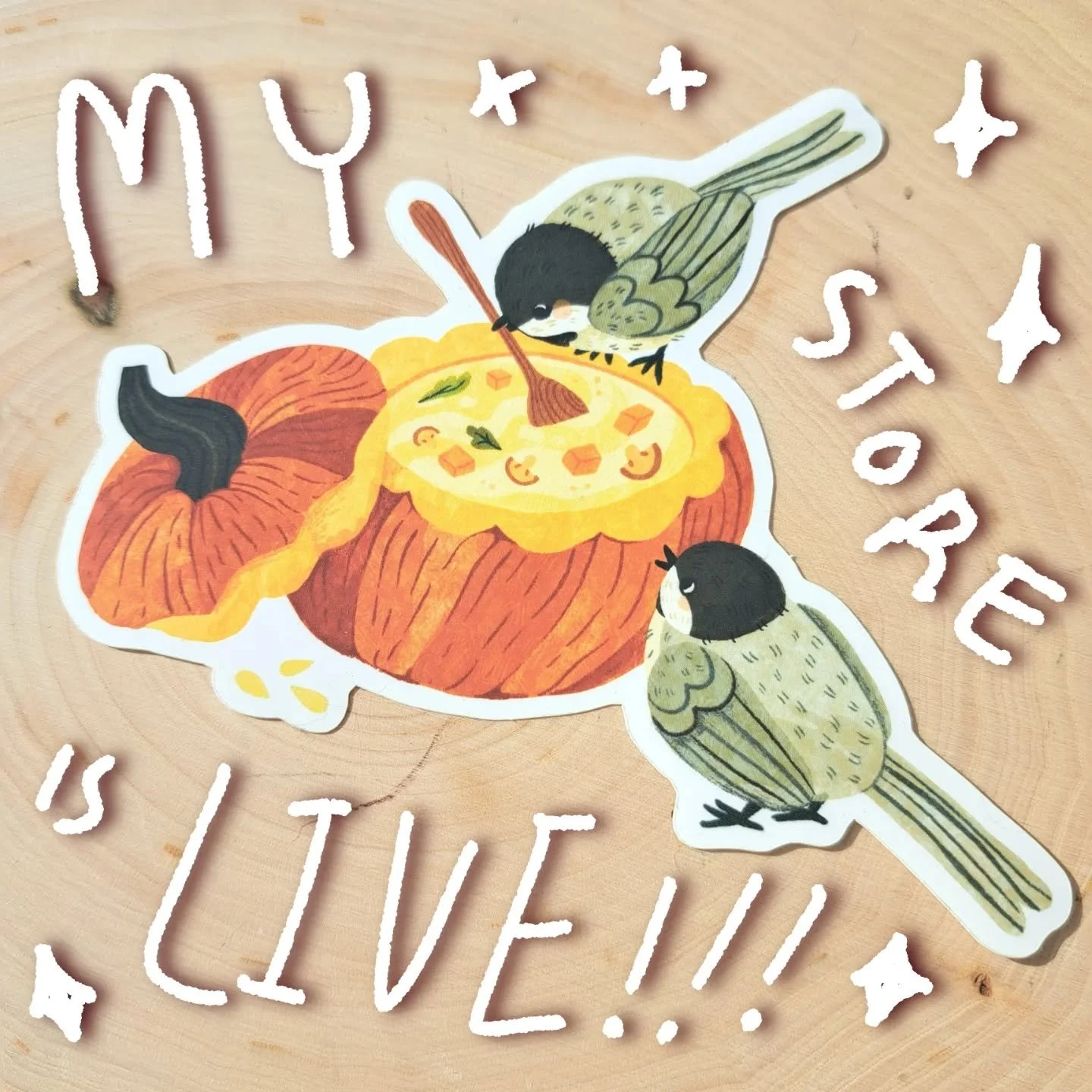 My store is live!!! :DD I am now selling hand painted magnets, stickers, pins and keychains!! the link is in my bio, on my website under the "store" tab!! 
#livestore #storeopen #illustration #pnwillustrators #queerillustrator #autisticillu