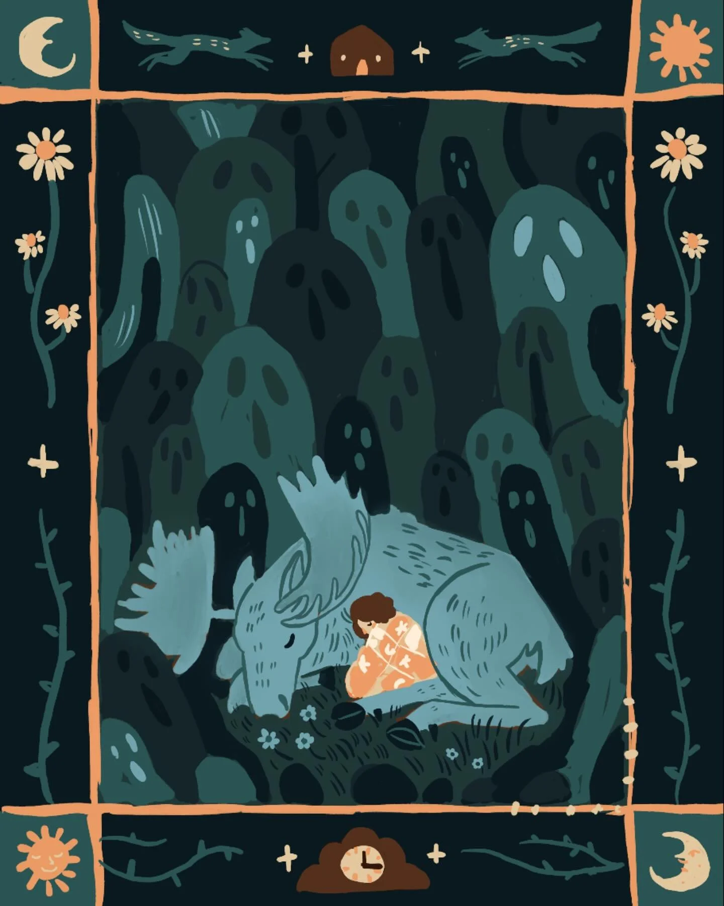 This is my final color palette!! It&rsquo;s a bit different than what I posted earlier. Still a digital mockup ofc, I&rsquo;m gonna start painting it in gouache today!!! :D I&rsquo;m so excited!!