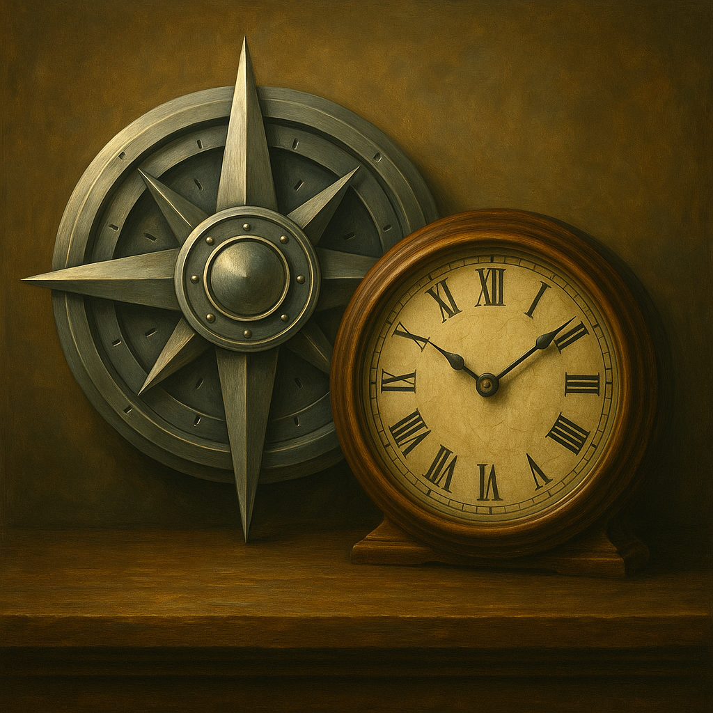 The Compass and the Clock