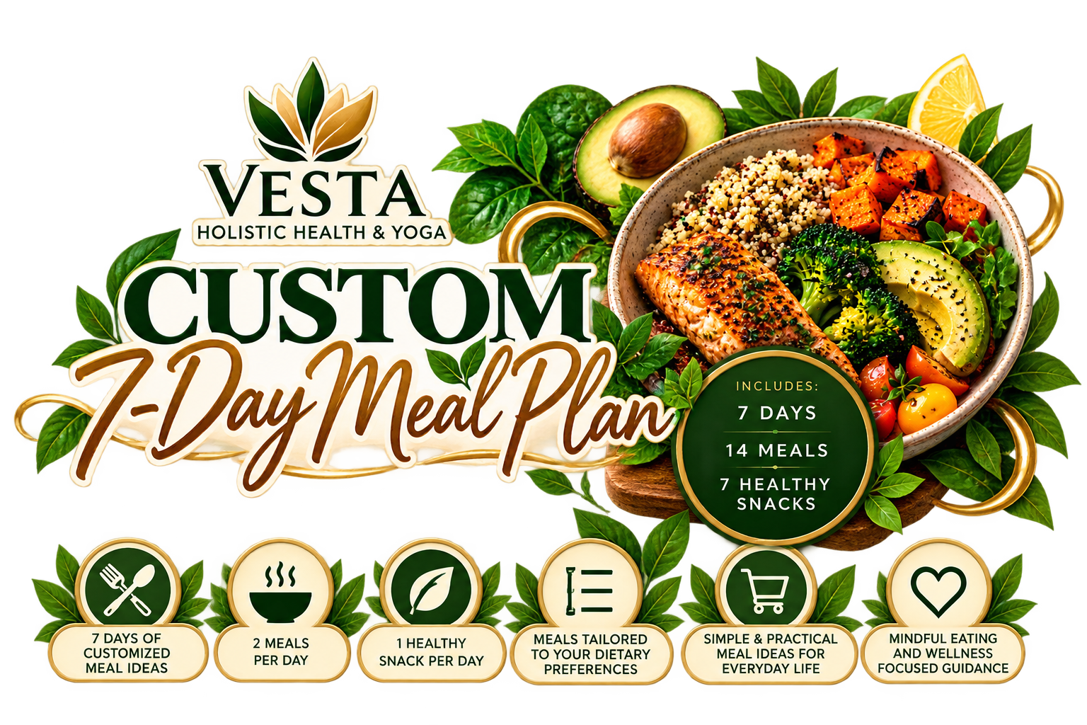 🌿 VESTA Custom 7-Day Meal Plan