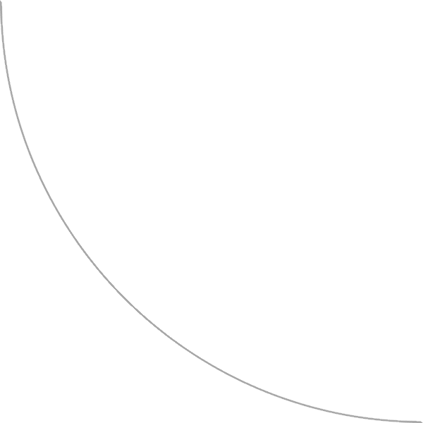 A black square with a white geometric line pattern forming a circle with a smaller circle and a straight line crossing through it.