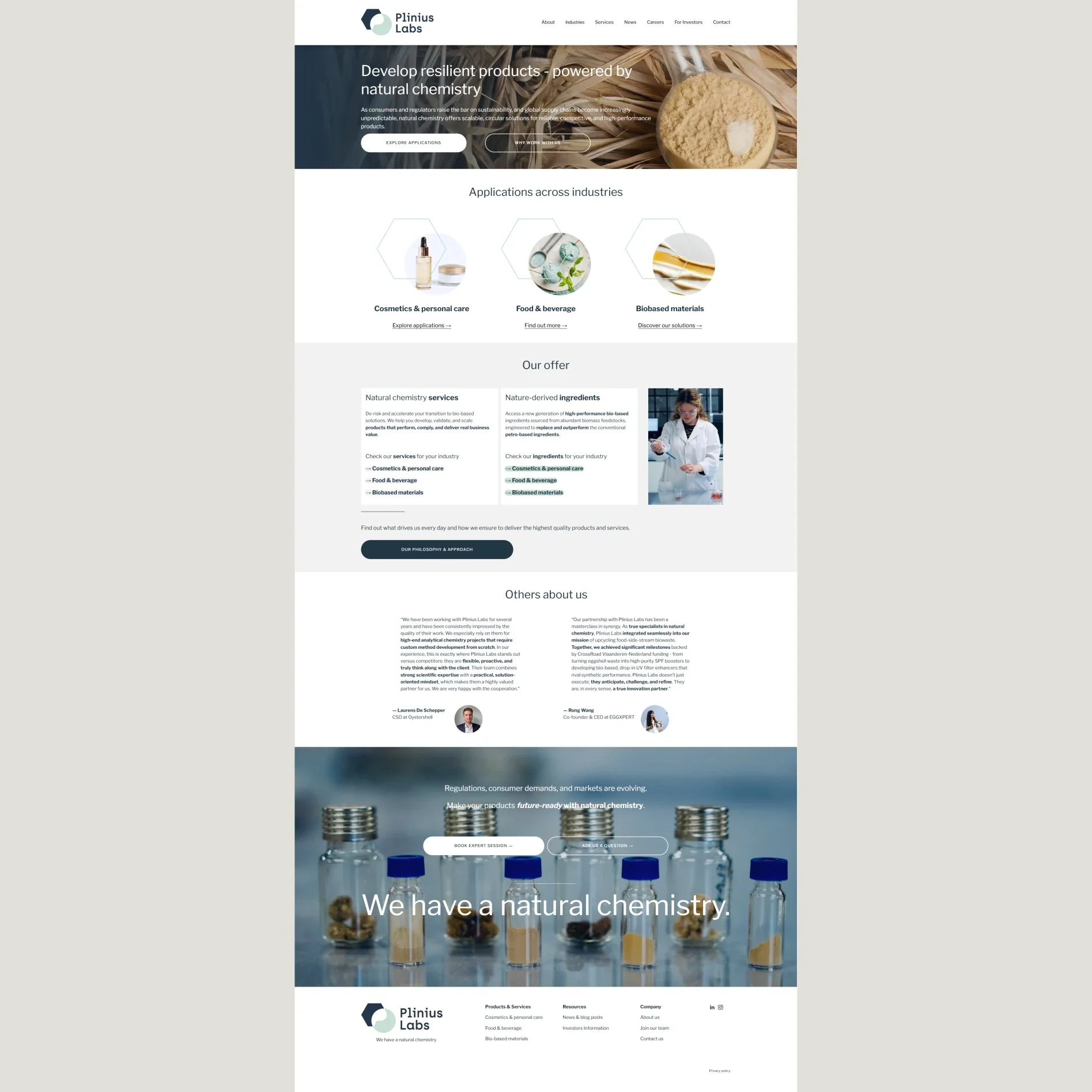 website screenshot