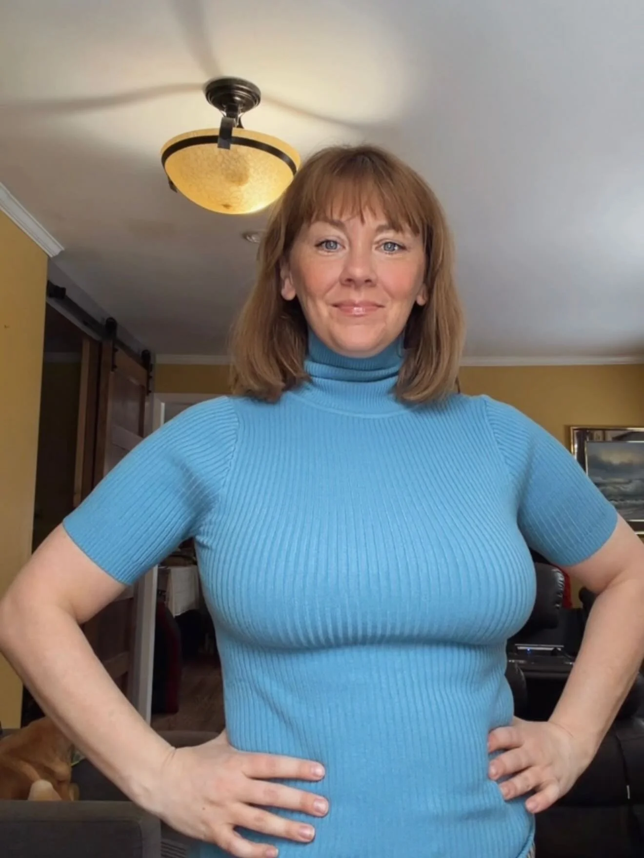 February sometimes feels like the longest month of the year. 

Cabin fever was like 'hey you should give yourself a haircut," and I was like yeah! Chop it, watch a TT on how to cut bangs ... I was smaht enough to call in my 16yo to assist with t