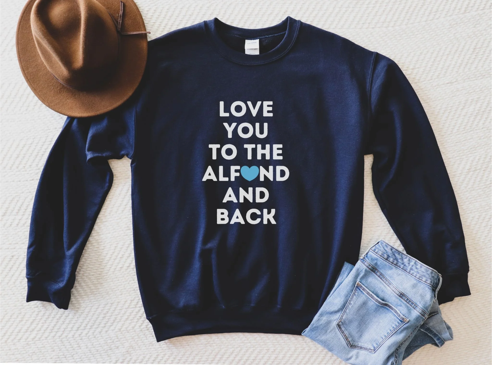Love you to the Alfond and back Maine hockey sweatshirt