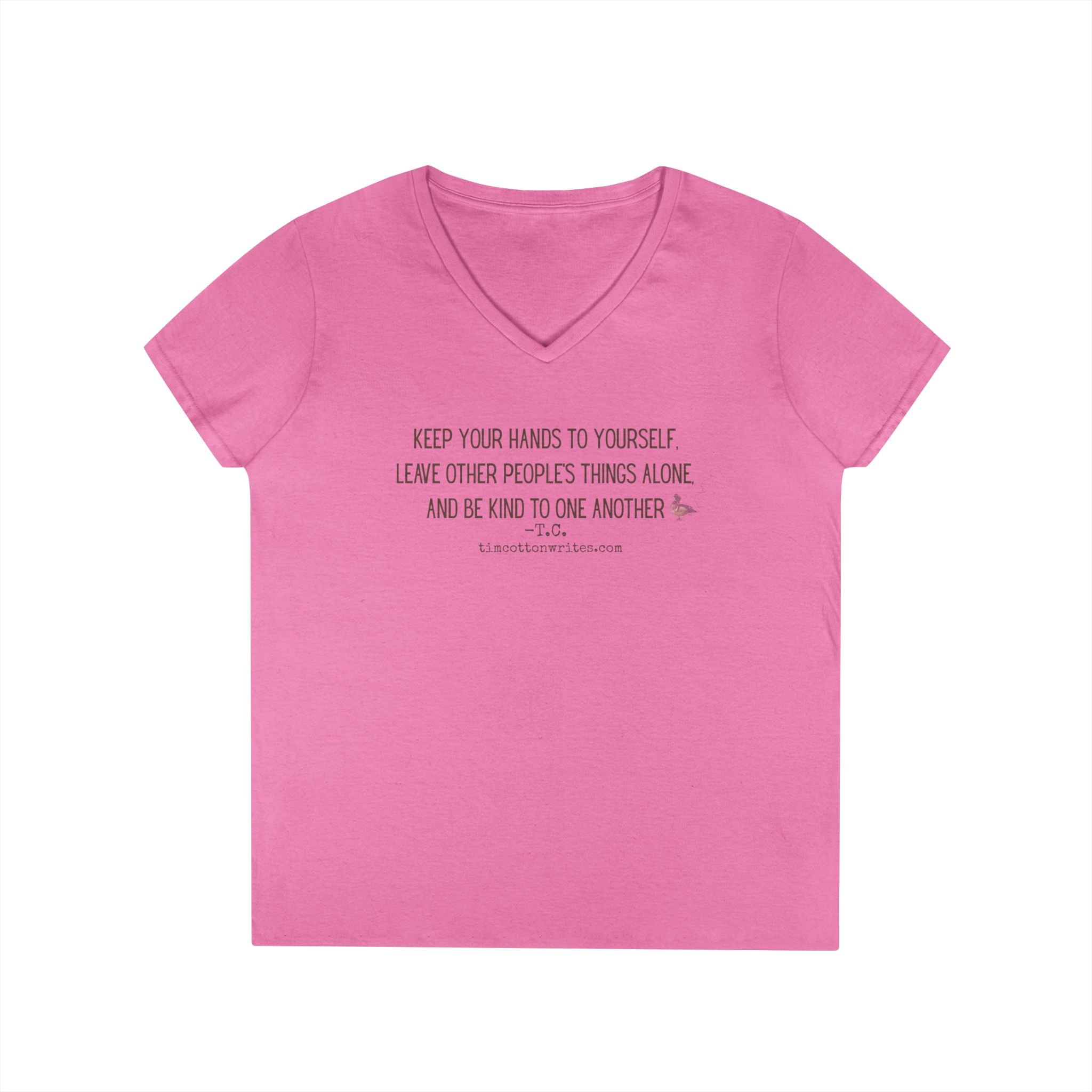 pink v neck duck.png