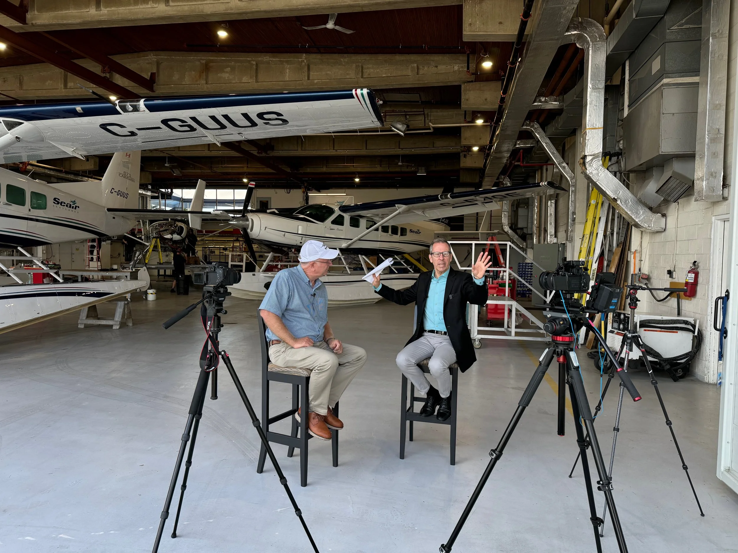 Corporate interview videography for Seair Seaplanes - Vancouver business production