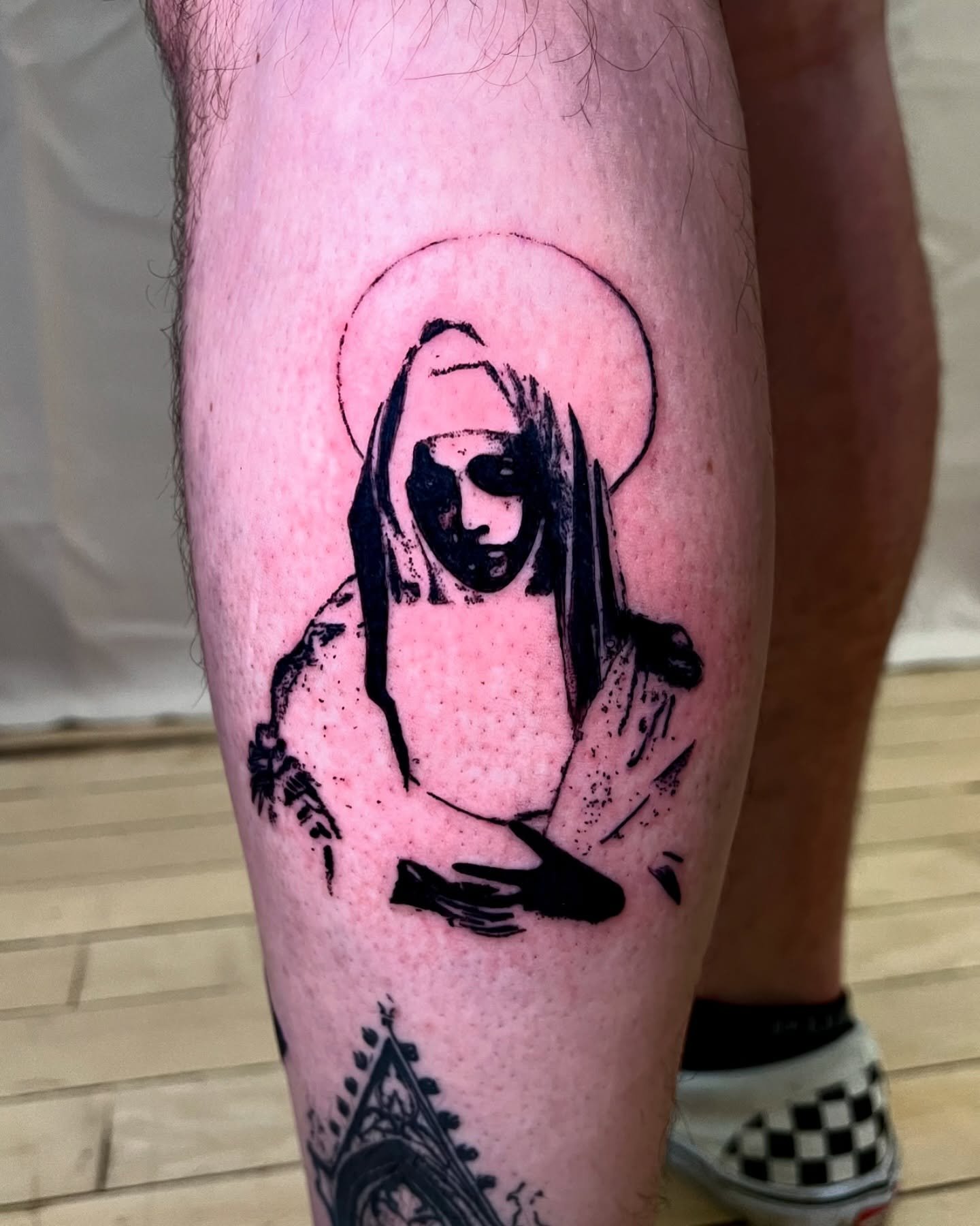 Mary Magdalene and dagger tattoo ⚔️