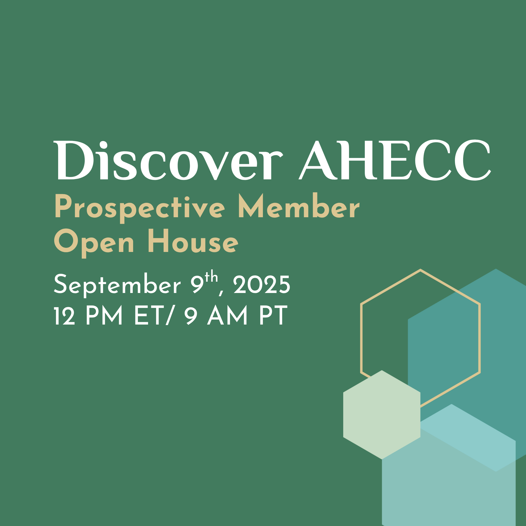 Discover AHECC - Prospective Member Open House