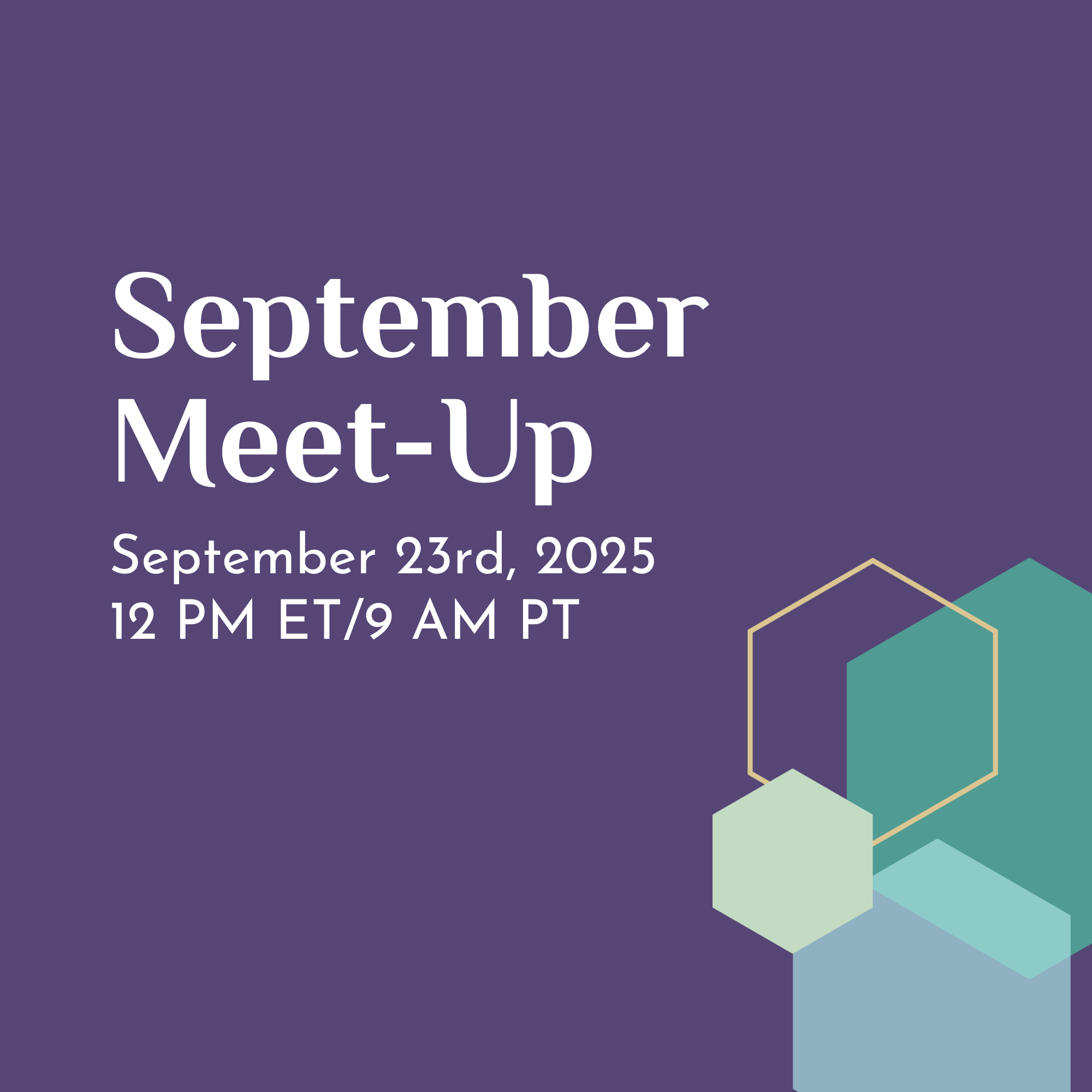 September Monthly Meetup