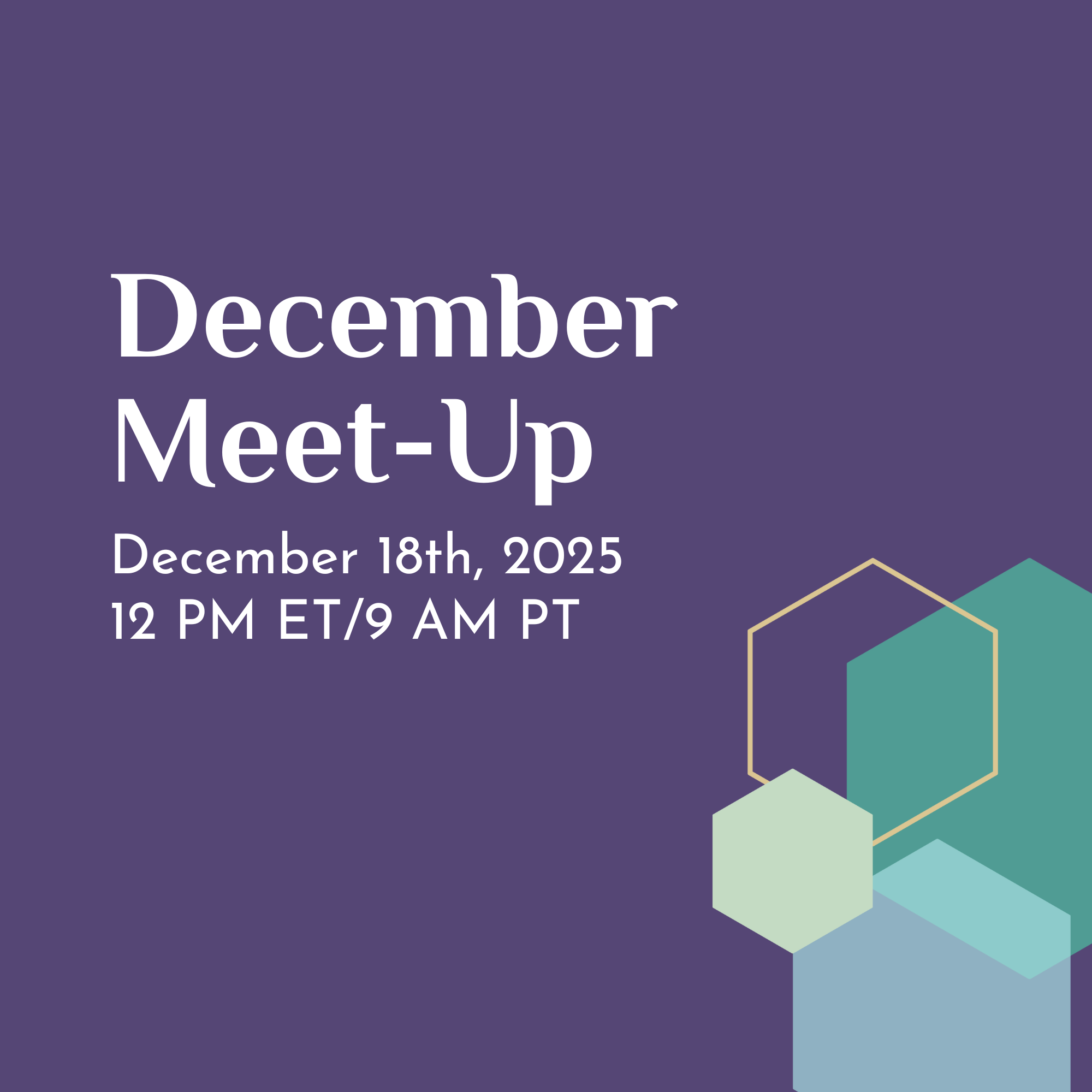 December Monthly Meetup