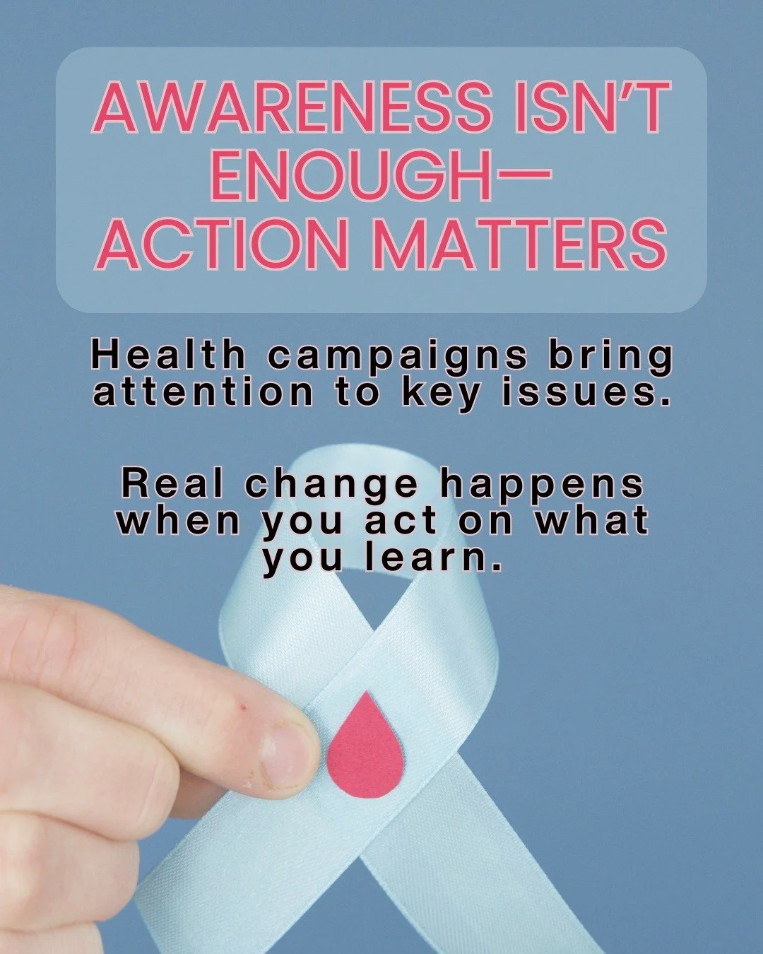 Awareness is powerful&mdash;but action is what creates change.
Don&rsquo;t just learn. Apply.
Your future health depends on it.

Sometimes prevention comes in the form of seeing triggers and patterns.  Start with setting habits and tracking - Comment