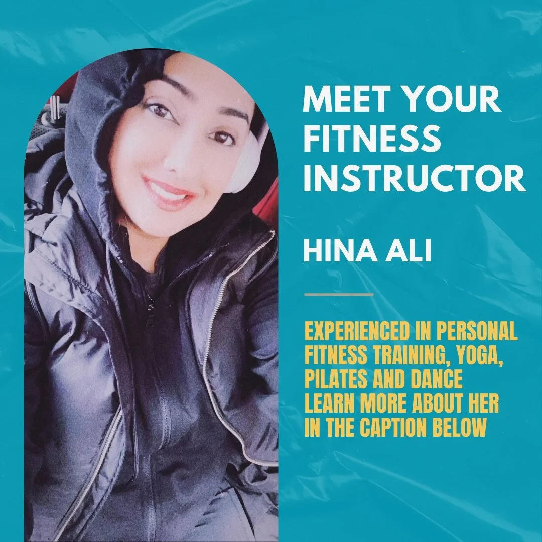 Meet your Instructor for Sisters Fitness Hina Ali!

Hina is passionate about fitness, wellness, and has a strong background that includes, personal fitness training, yoga, pilates, dance, meditation and wellness in the workplace. She&rsquo;s the foun