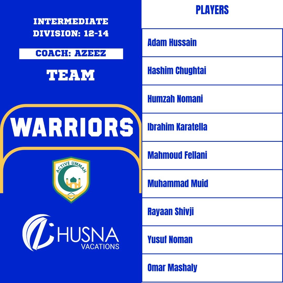 The moment is finally here! Here are the rosters for the Intermediate Division! Swipe through to see which team you are on. A reminder that the first games of the season are this Sunday April 12th. Looking forward to another amazing season!