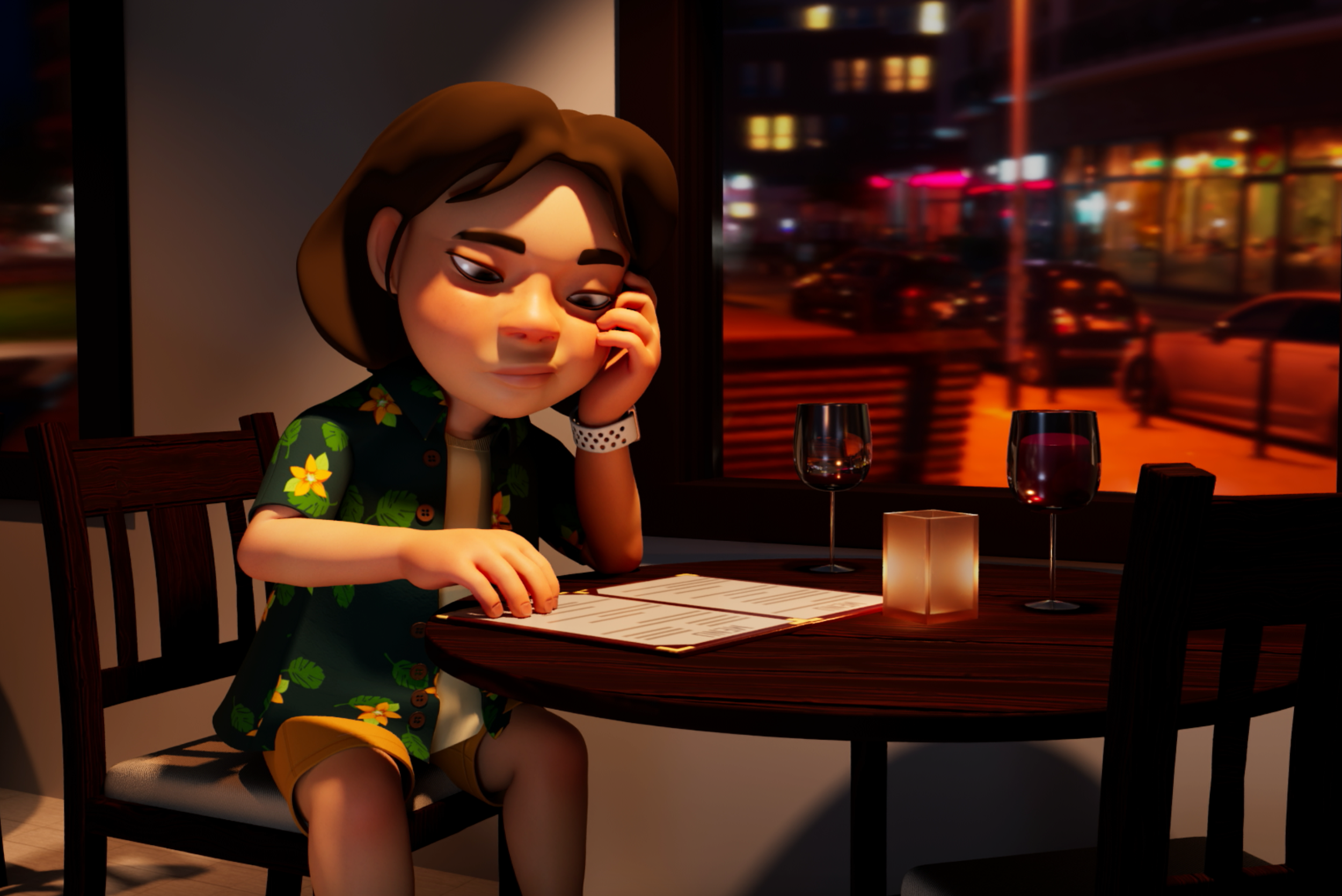 Sebin Waiting - 3D Animation