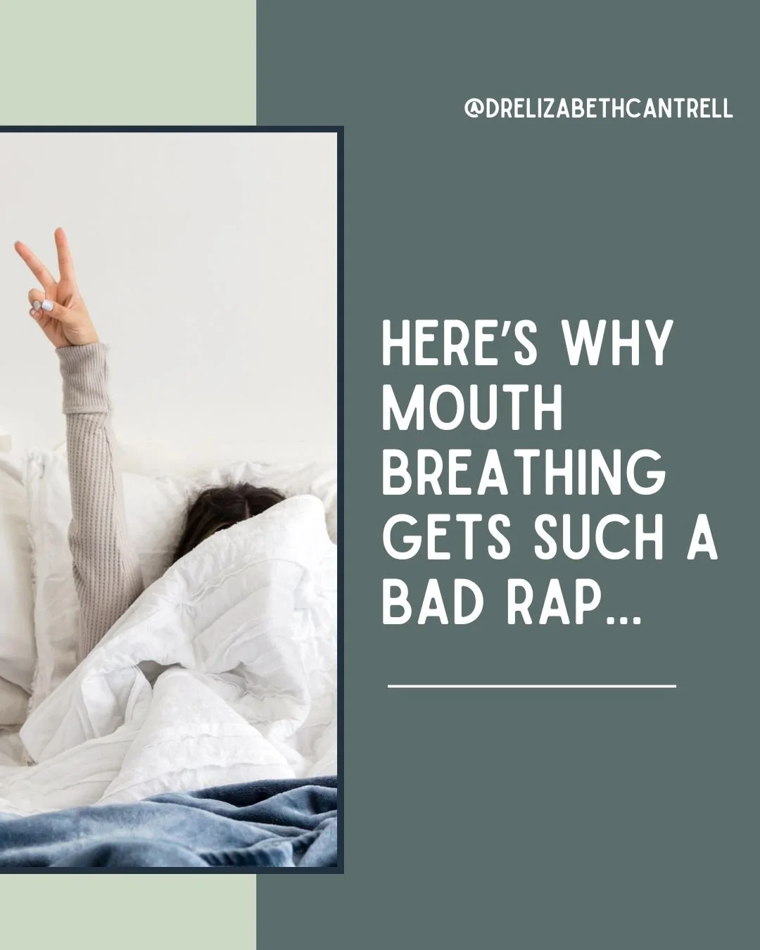 Breathing through your nose does way more than we give it credit for:

✔️ Filters, warms, and humidifies air before it hits your lungs
✔️ Produces nitric oxide, which supports oxygen delivery and immune health
✔️ Helps you sleep better (vs. mouth bre