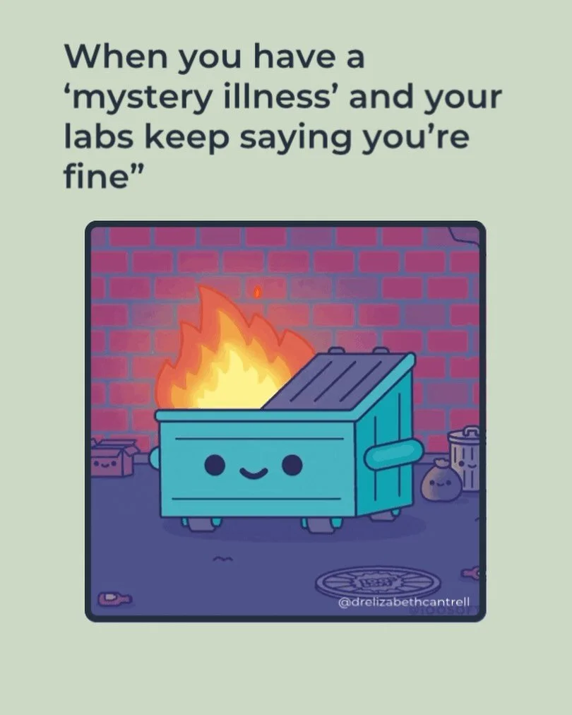 Just waiting for someone to run the right tests so I can stop questioning reality 🫠

If you have symptoms and &ldquo;perfect&rdquo; labs, you are not imagining it.

Standard bloodwork often misses the early stages of immune dysregulation, inflammati