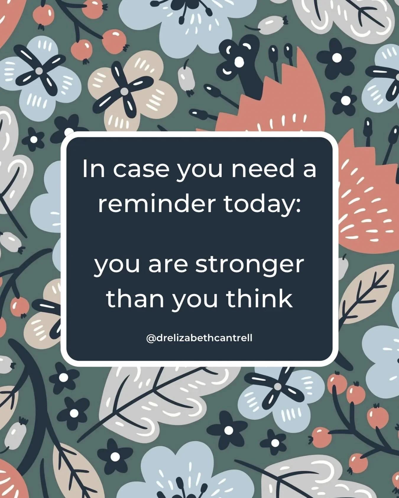 In case you need a reminder today: you are stronger than you think. ❤️

Life can throw some curveballs our way, and In those moments, it always seems impossible to imagine healing. It&rsquo;s okay if today seems like an uphill climb, but trust me, th